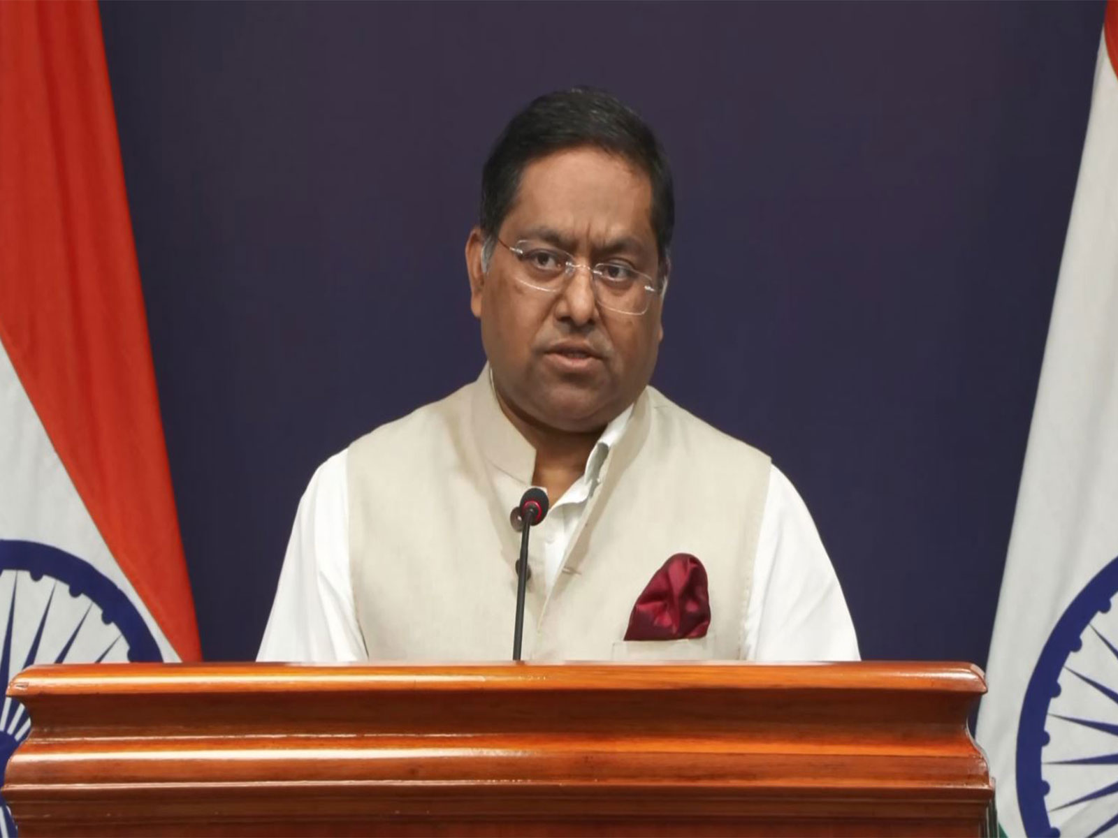 MEA Spokesperson Randhir Jaiswal (Photo/YouTube/MEAIndia)