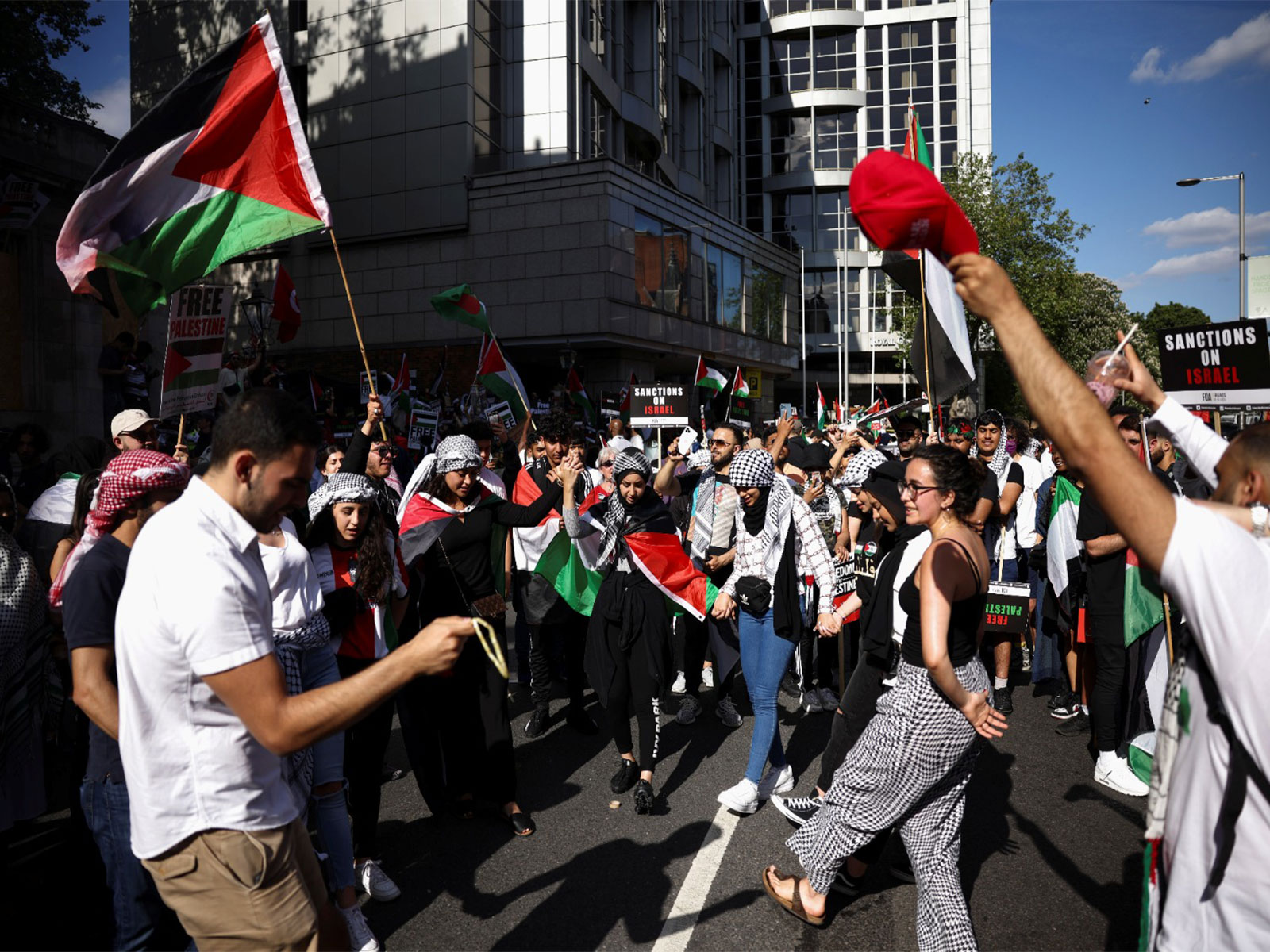 Pro-Palestine protests in UK (File Photo/Reuters)
