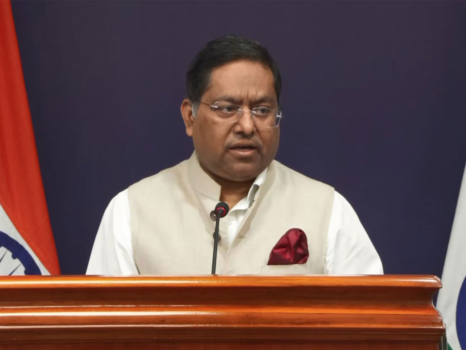 MEA Spokesperson Randhir Jaiswal (Photo/YouTube/MEAIndia)