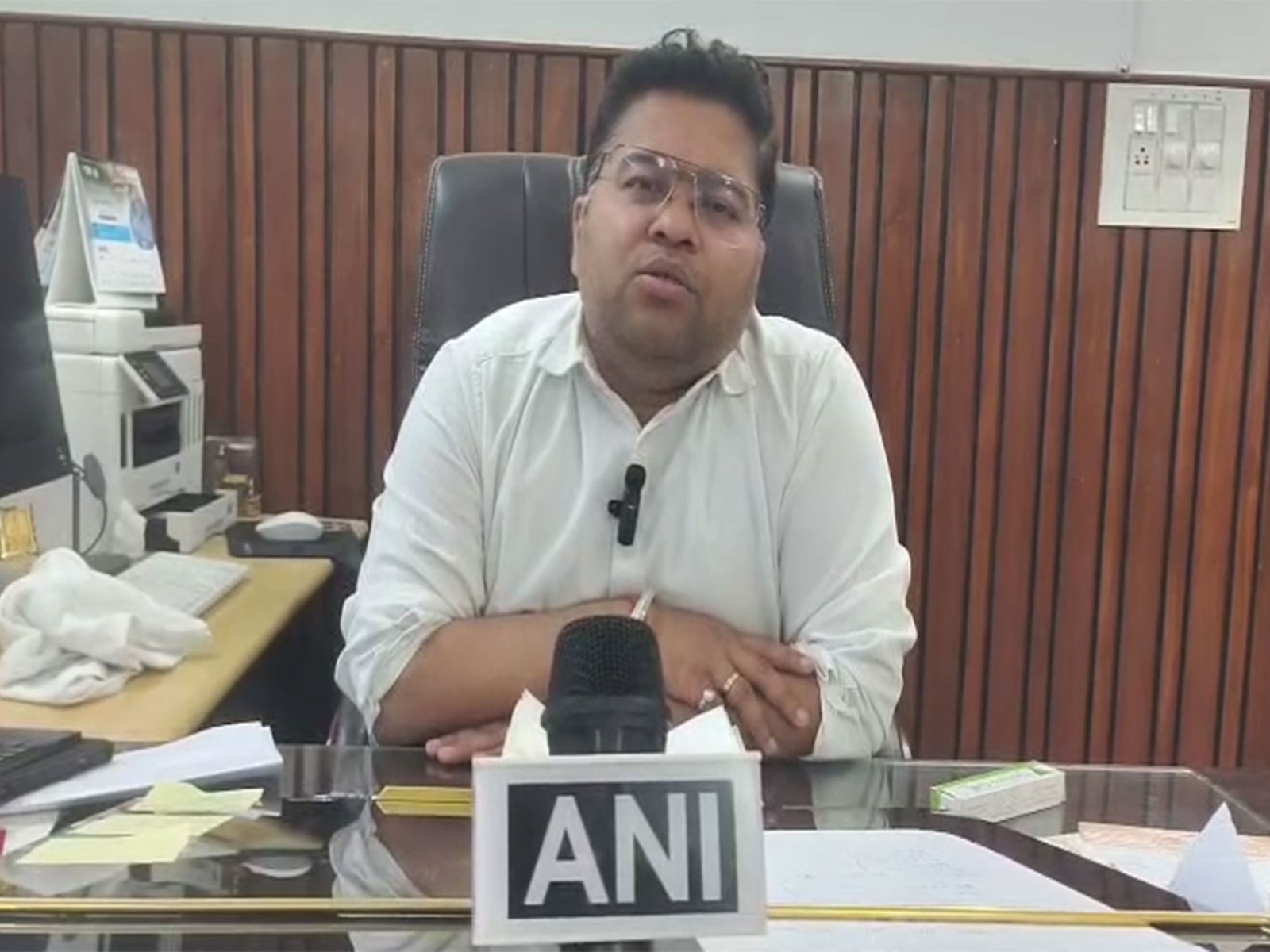 Vishal Mishra, District Magistrate (DM) of Rudraprayag (Photo/ANI)