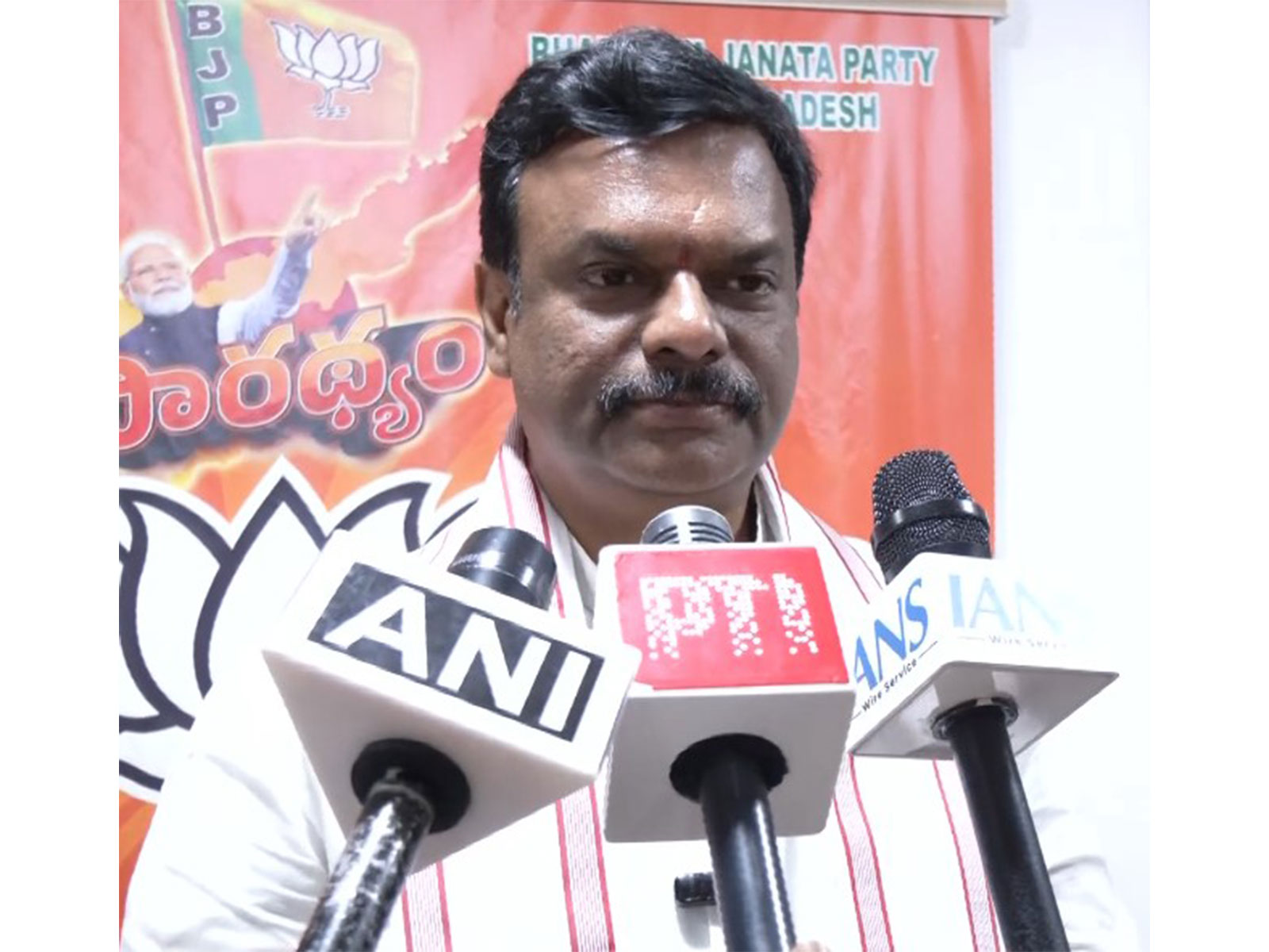 BJP State President PVN Madhav (Photo/ANI)