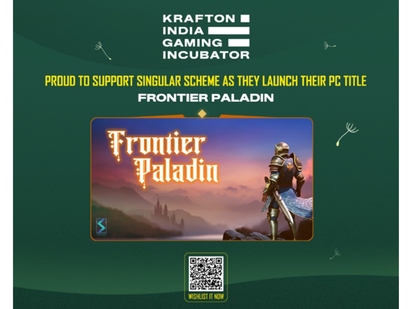KRAFTON India Expands Gaming Incubator with Cohort 3; Announces Launch of First KIGI-Born PC Title Frontier Paladin