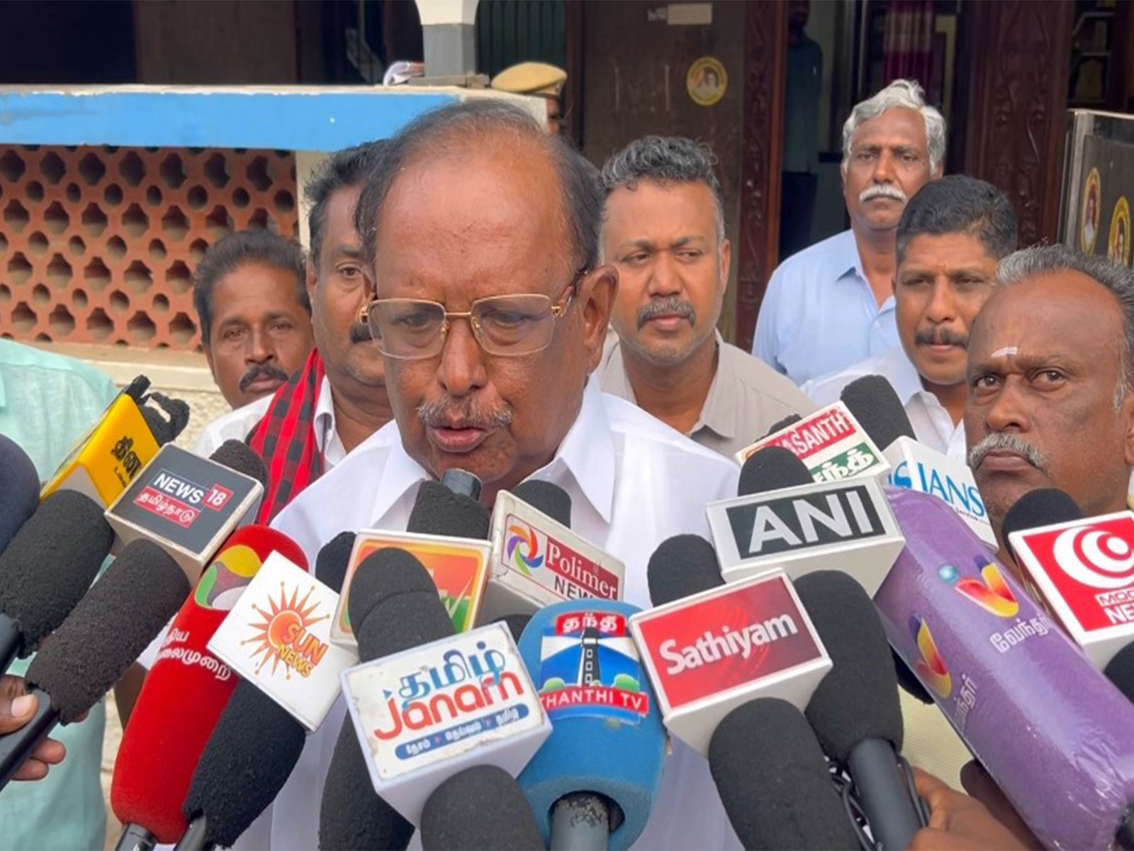 Tamil Nadu Minister S Ragupathi (Photo/ANI)