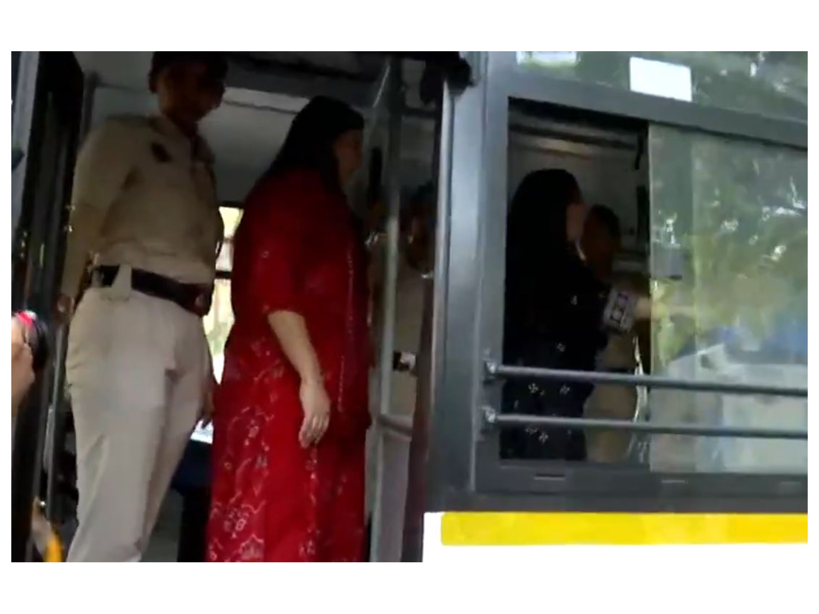 BJP MP Bansuri Swaraj detained by Police (Photo/ANI)