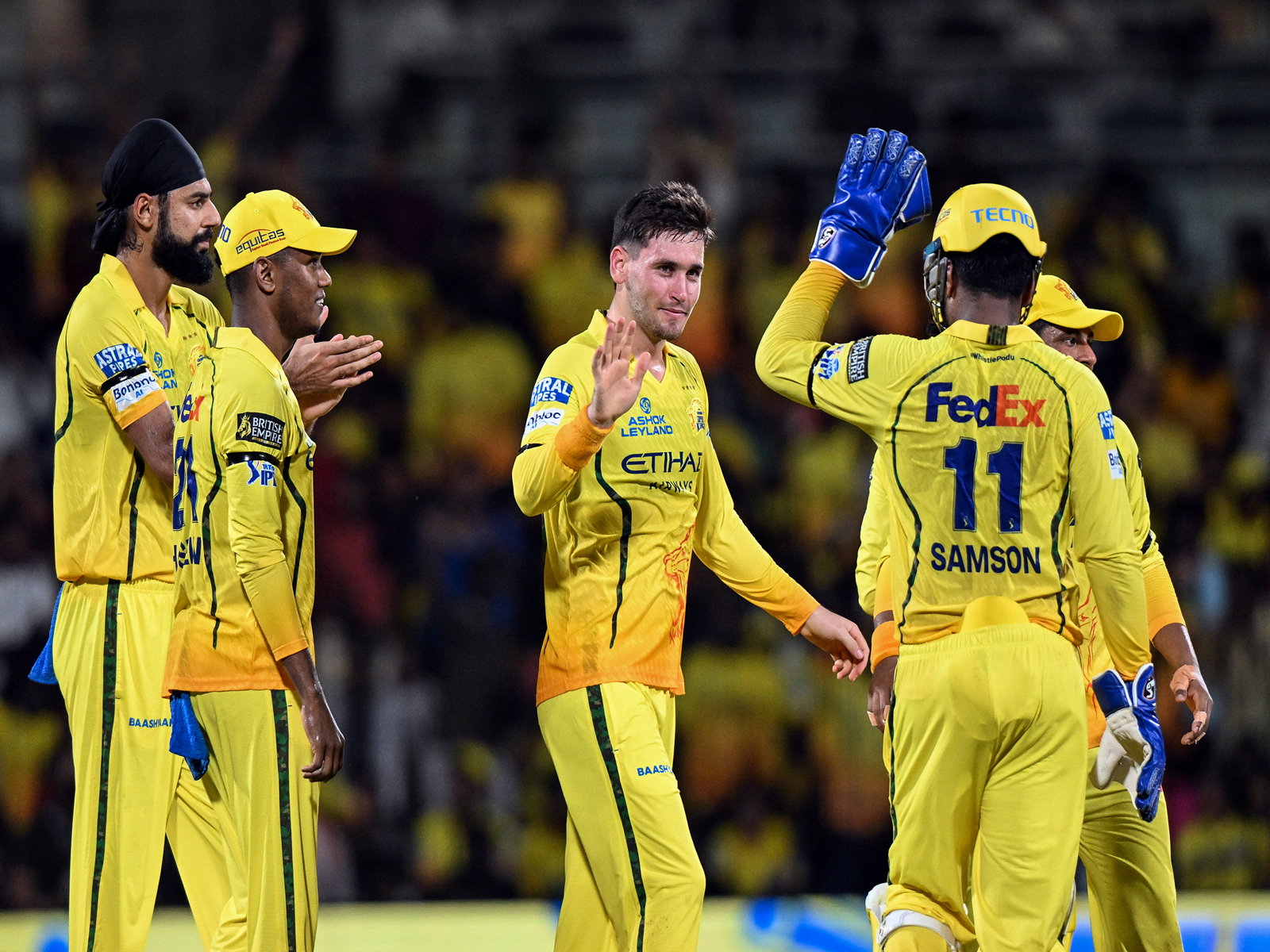 CSK players celebrating (Photo: ANI)
