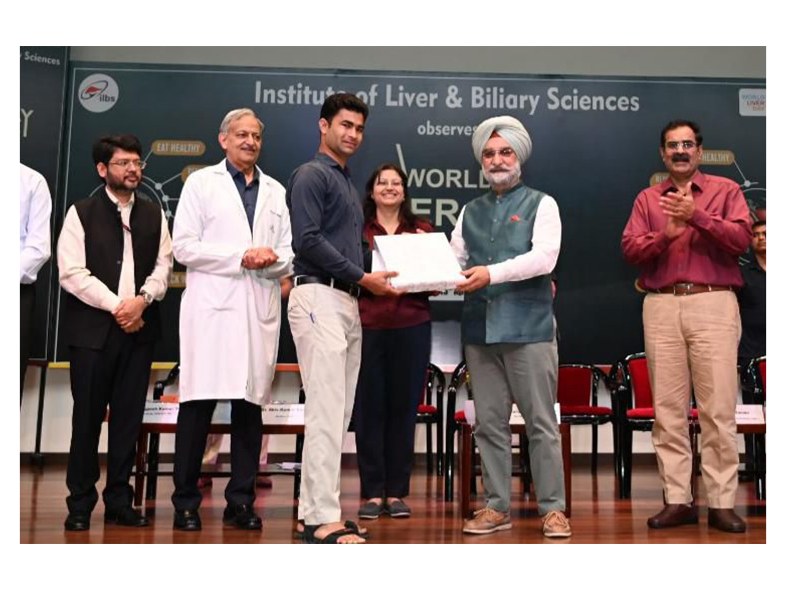 Delhi Lieutenant Governor Taranjit Singh Sandhu at an event.  (Photo/ILBS)