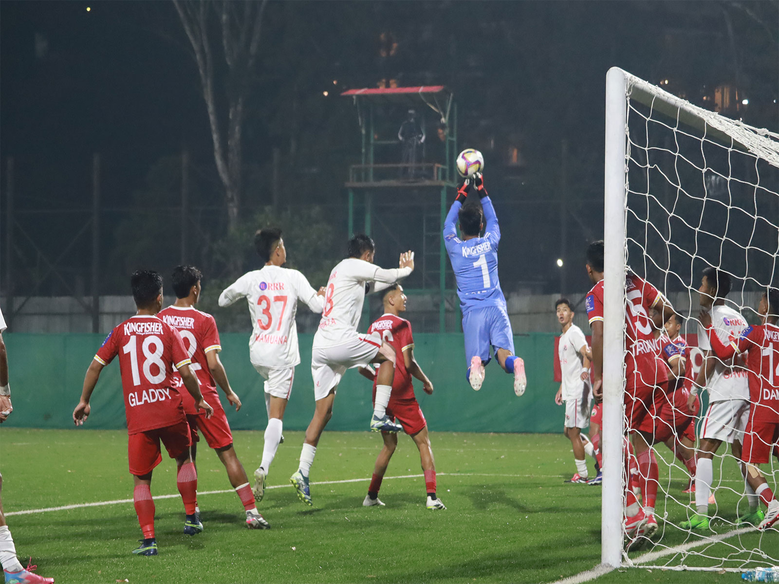 Shillong Lajong and Aizawl FC players in action (Photo: AIFF Media)