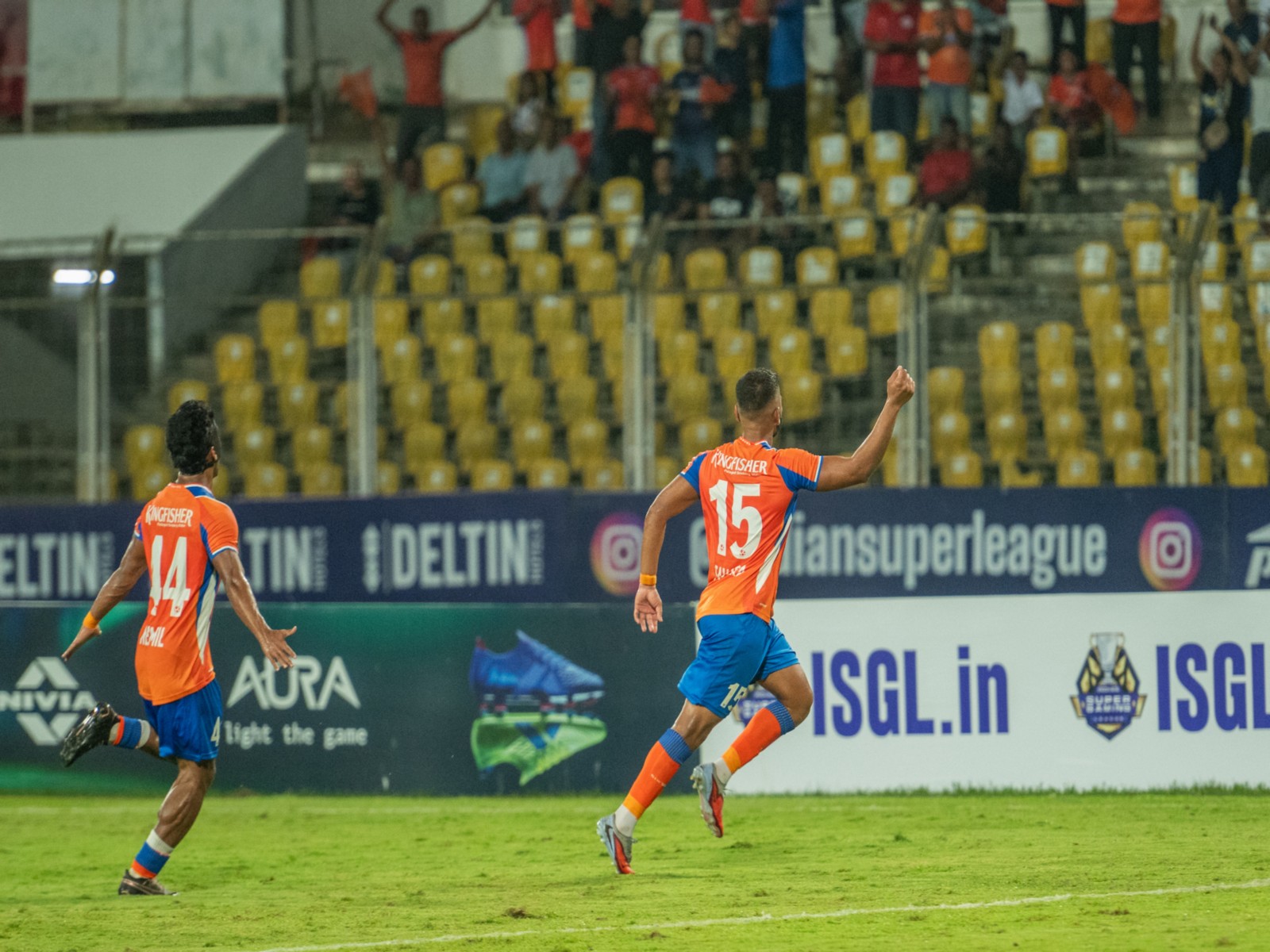 FC Goa celebrating. (Photo: ISL)