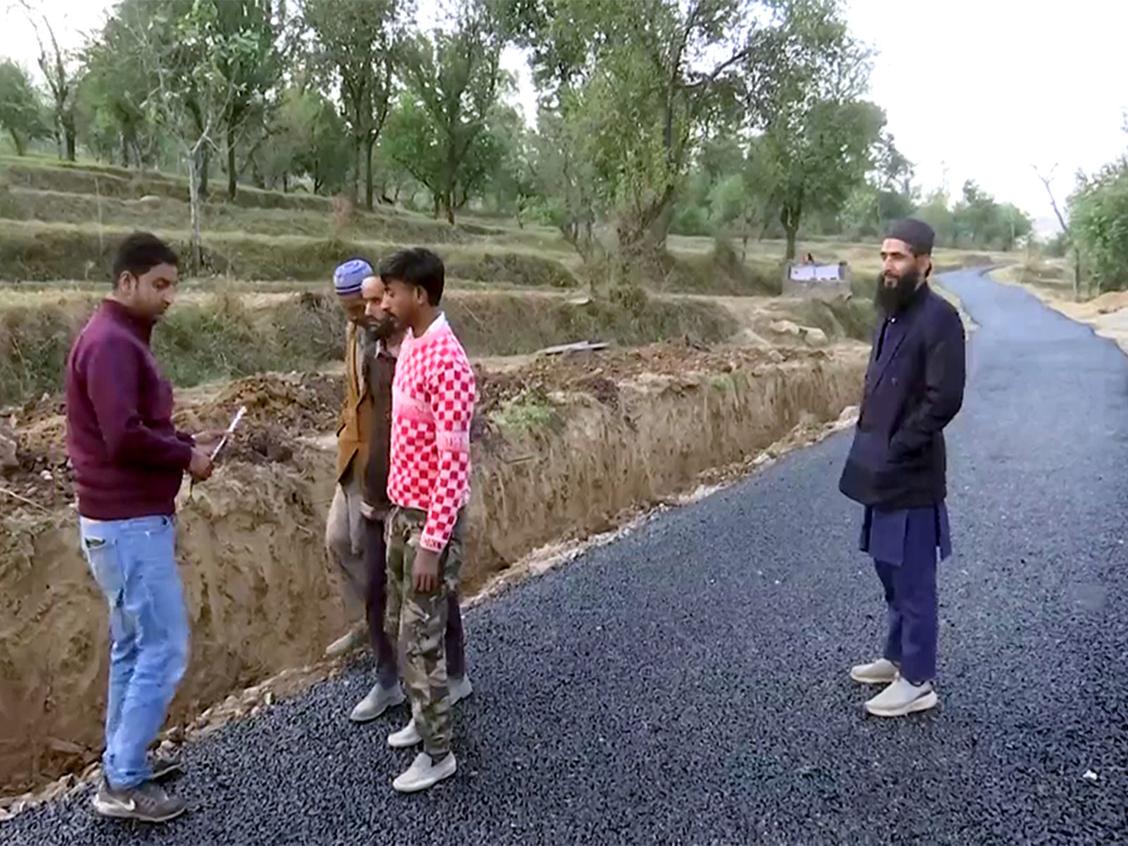 Road connectivity made available in the border block (Photo/ANI)