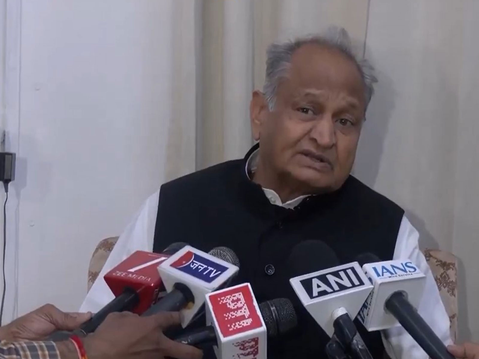 Former Rajasthan Chief Minister and Congress leader Ashok Gehlot (Photo/ANI)