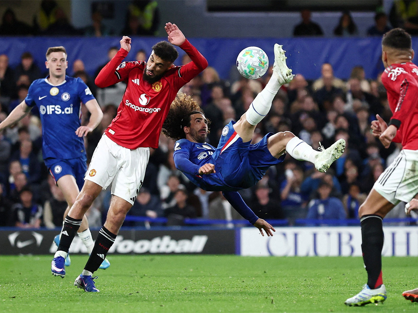 Chelsea vs Manchester United match in the Premier League at Stamford Bridge. (Photo/Reuters)