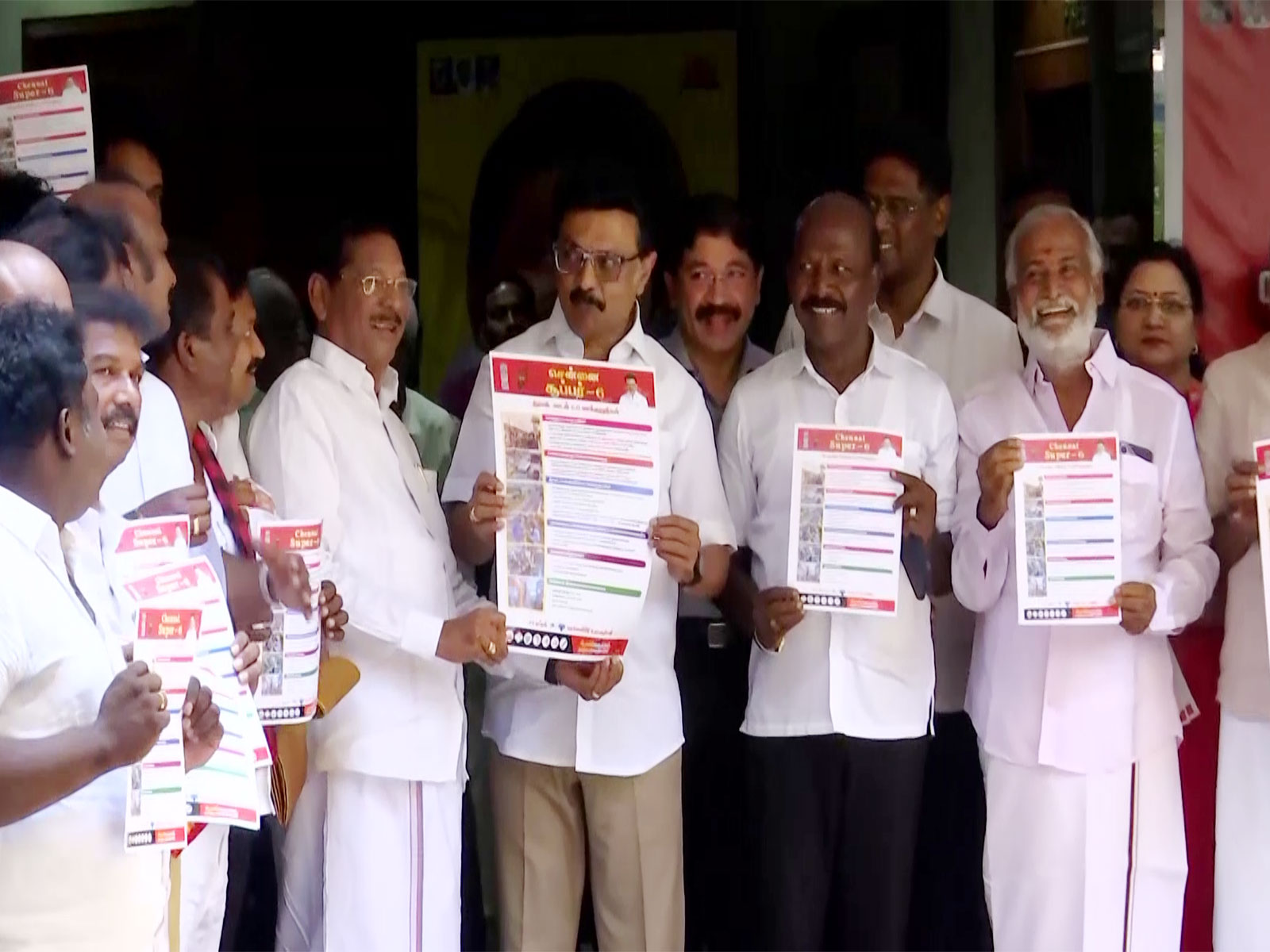 Tamil Nadu CM M. K. Stalin releases manifesto (Photo/ANI)