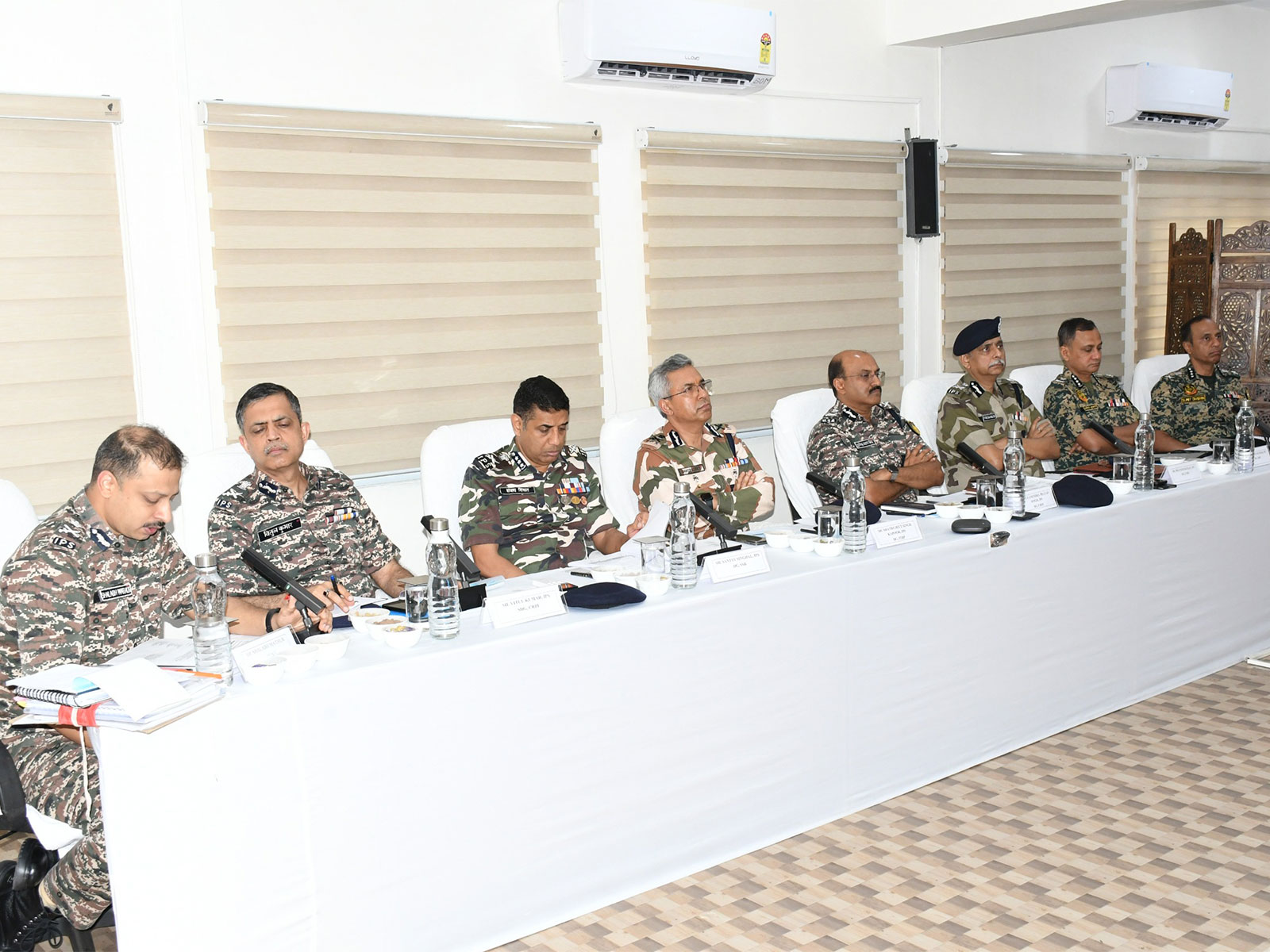All DGs review security preparedness to ensure free & fair elections in West Bengal (Photo/CAPF) 