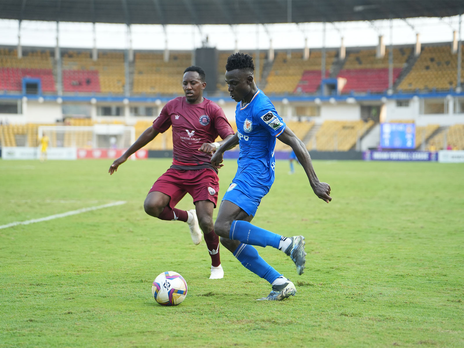 Rajasthan United and Dempo SC players in action