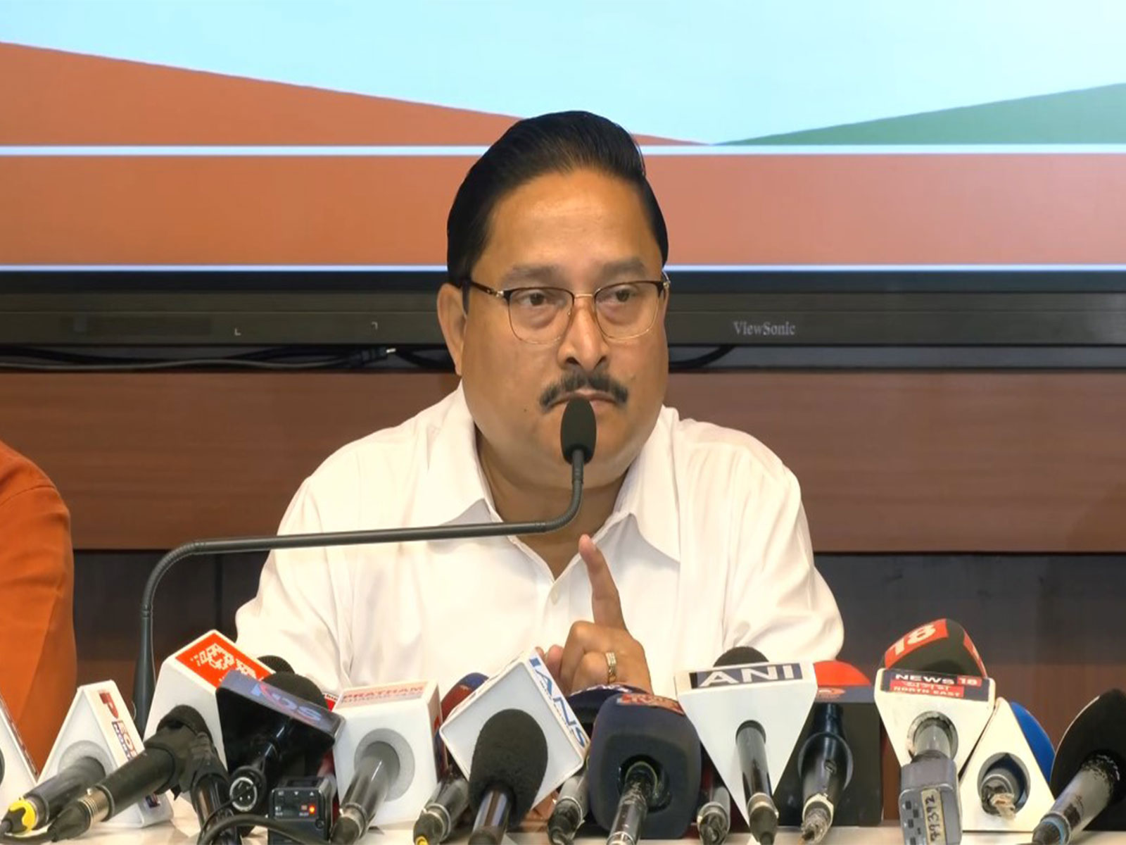 Assam BJP president and MP from Darrang-Udalguri Dilip Saikia (Photo/ANI)