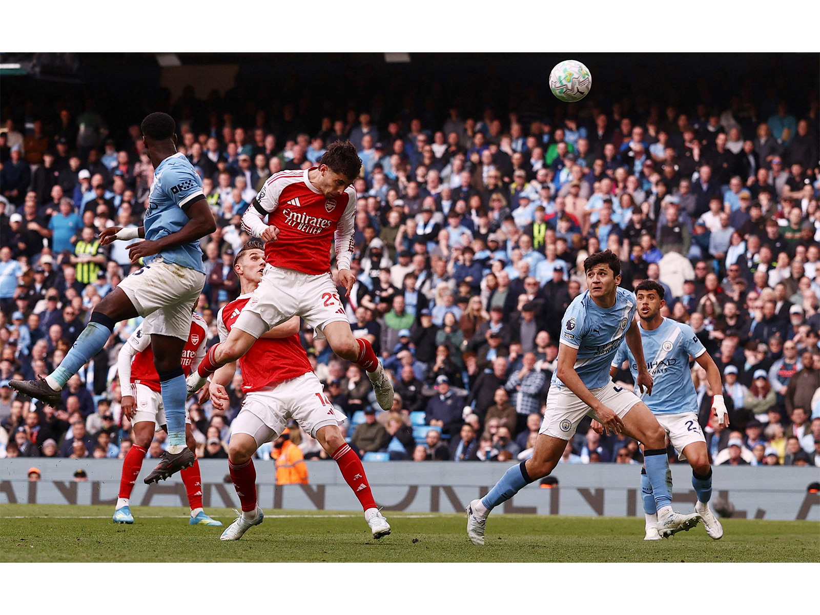 Premier League match between Manchester City v Arsenal at Etihad Stadium. (Photo/Reuters)