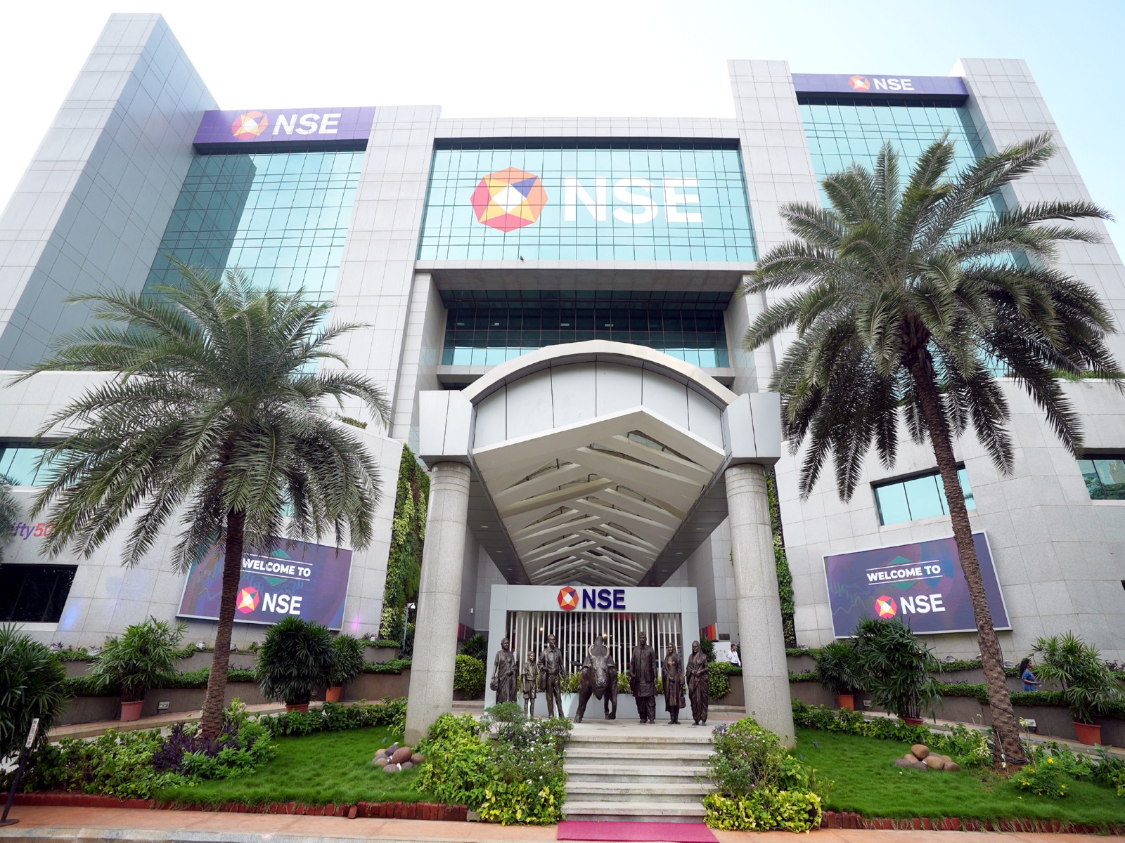 A view of the newly renovated NSE atrium (File Photo/ANI)