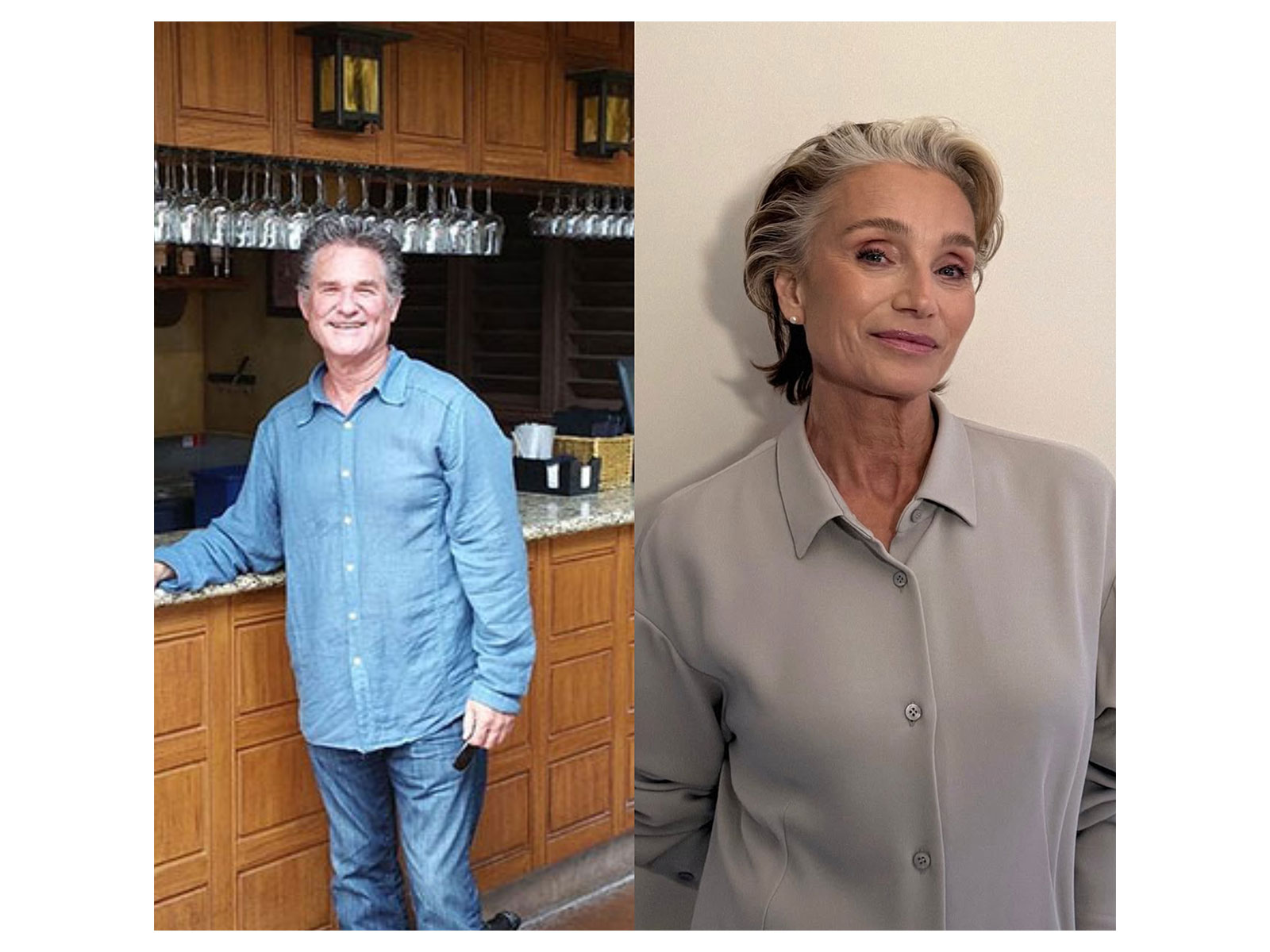 Kurt Russell (Photo/Instagram@KurtRussell) and Kristin Scott Thomas (Photo/Instagram@kristinscottthomas)