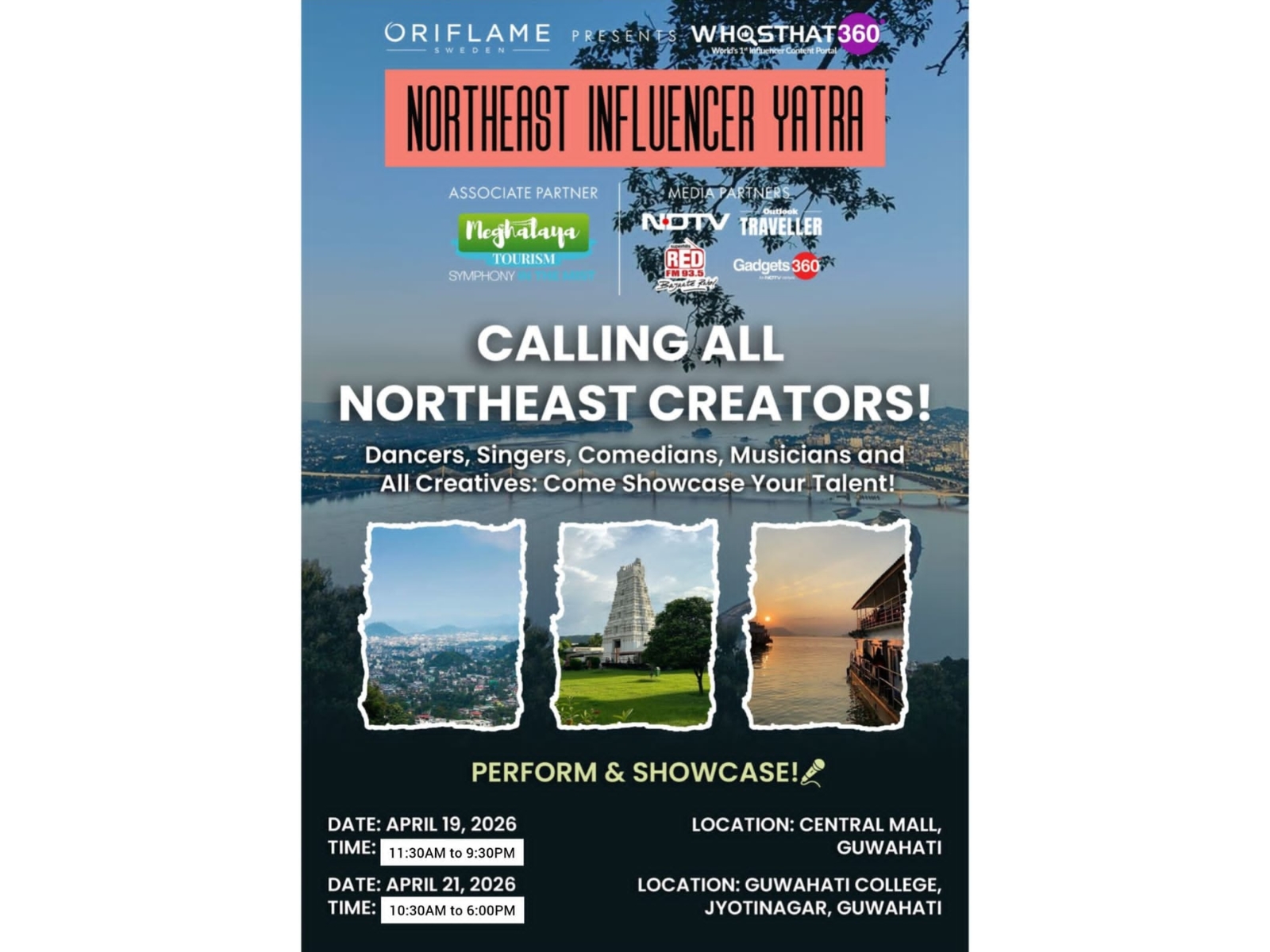 Oriflame Presents WhosThat360 Northeast Influencer Yatra Arrives in Guwahati, Creating New Opportunities for Youth and Women