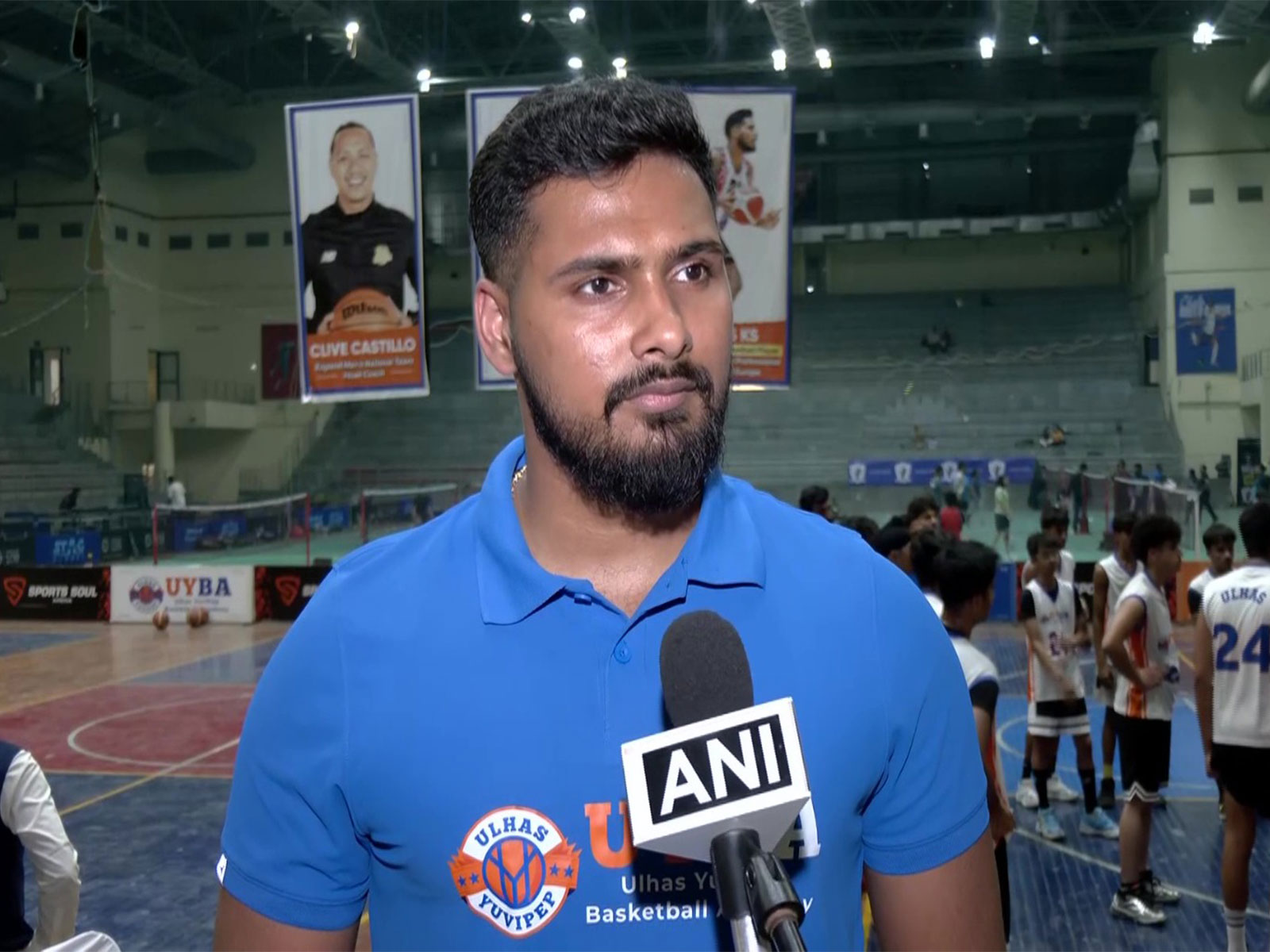 UYBA Founder and international basketball player Ulhas KS. (Photo/ANI)