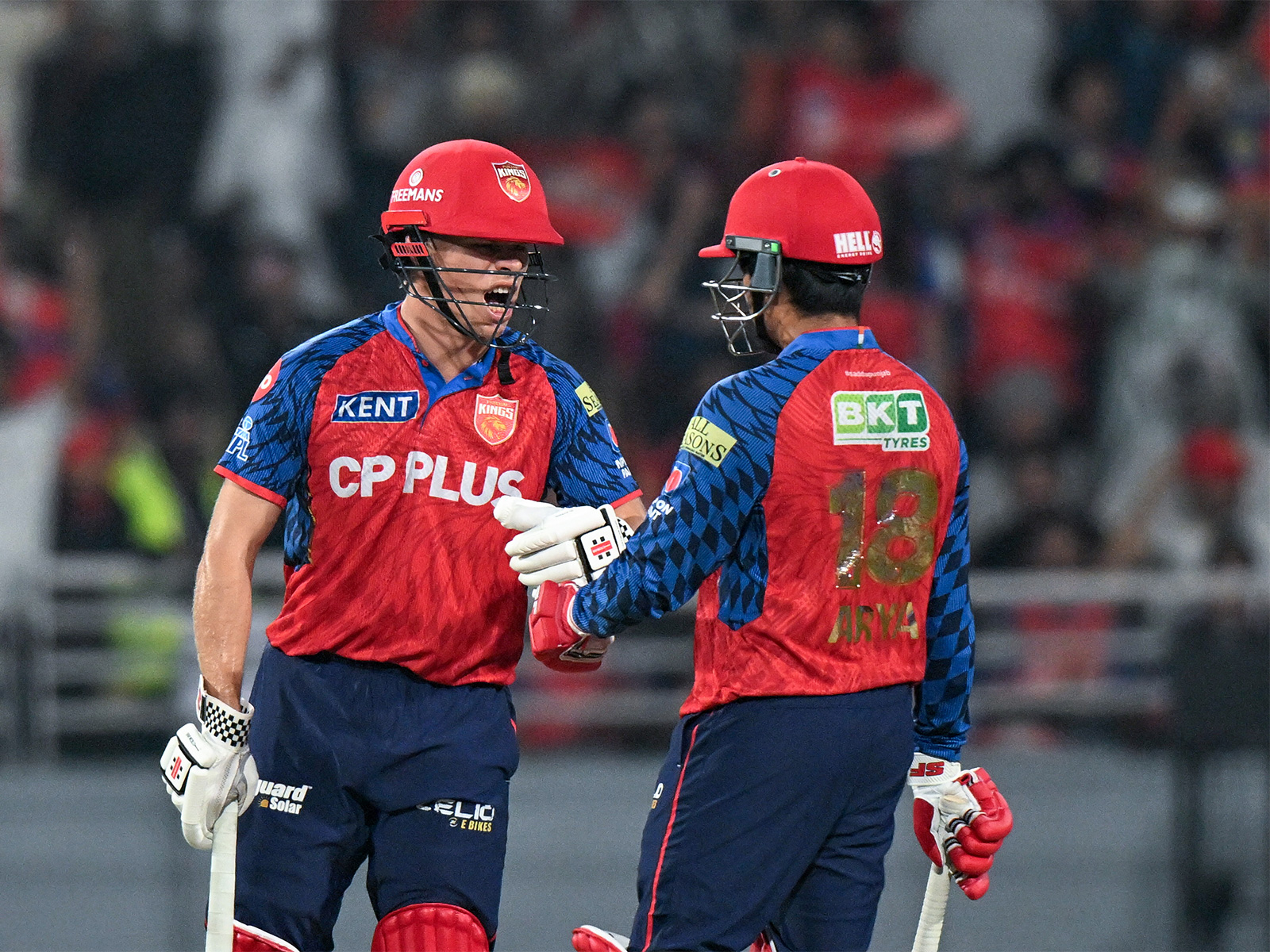Priyansh Arya (R) and Cooper Connolly (L) during IPL 2026 (Photo: ANI)