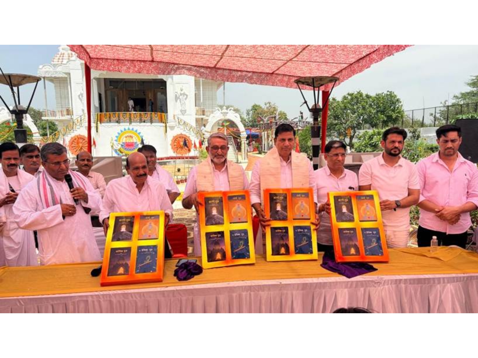 Nigamananda Asan Mandir Prana Pratistha and Dhwajarohana held in New Delhi on Akshaya Tritiya