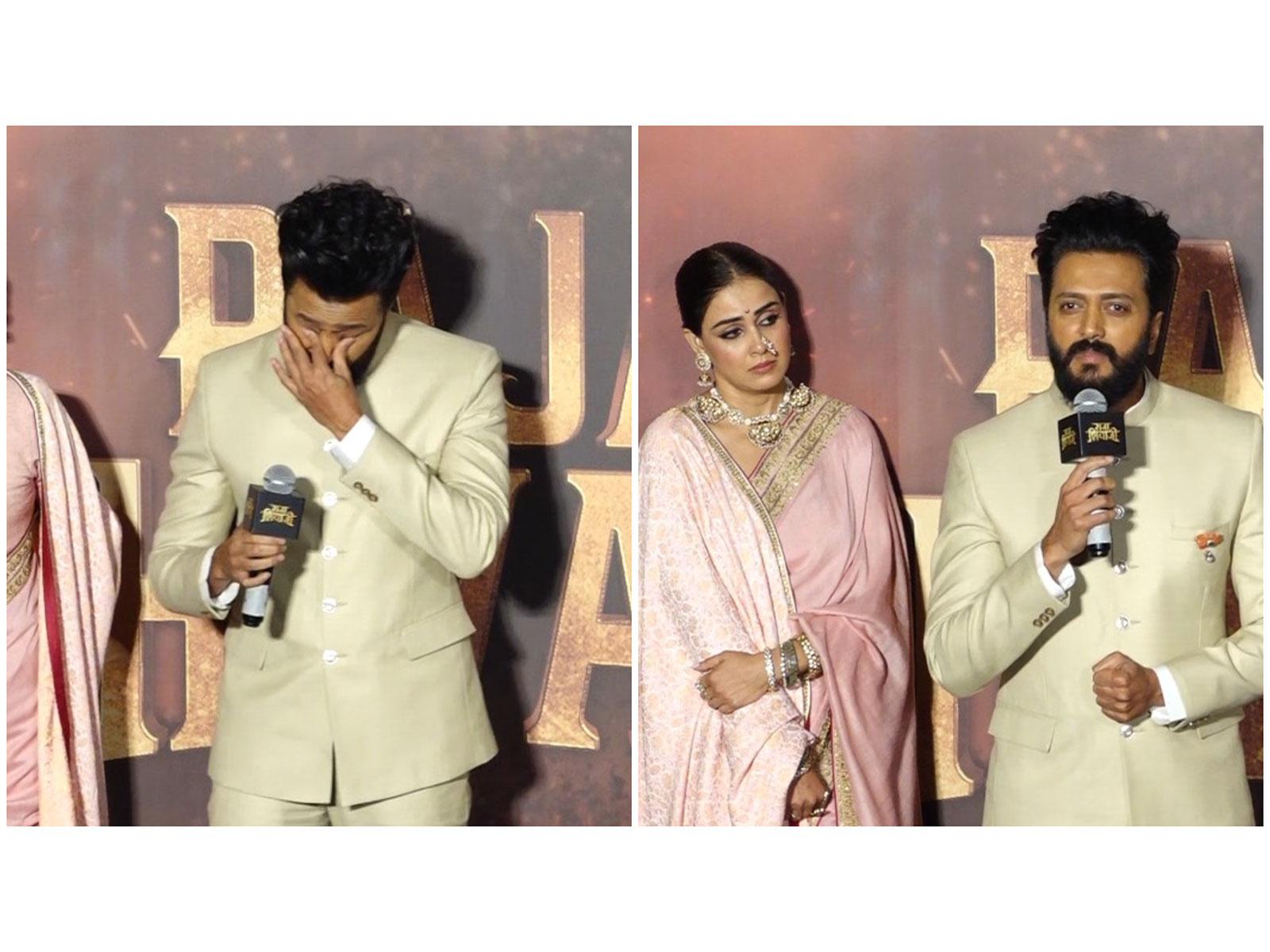 Riteish deshmukh and Genelia (Photos/ANI)