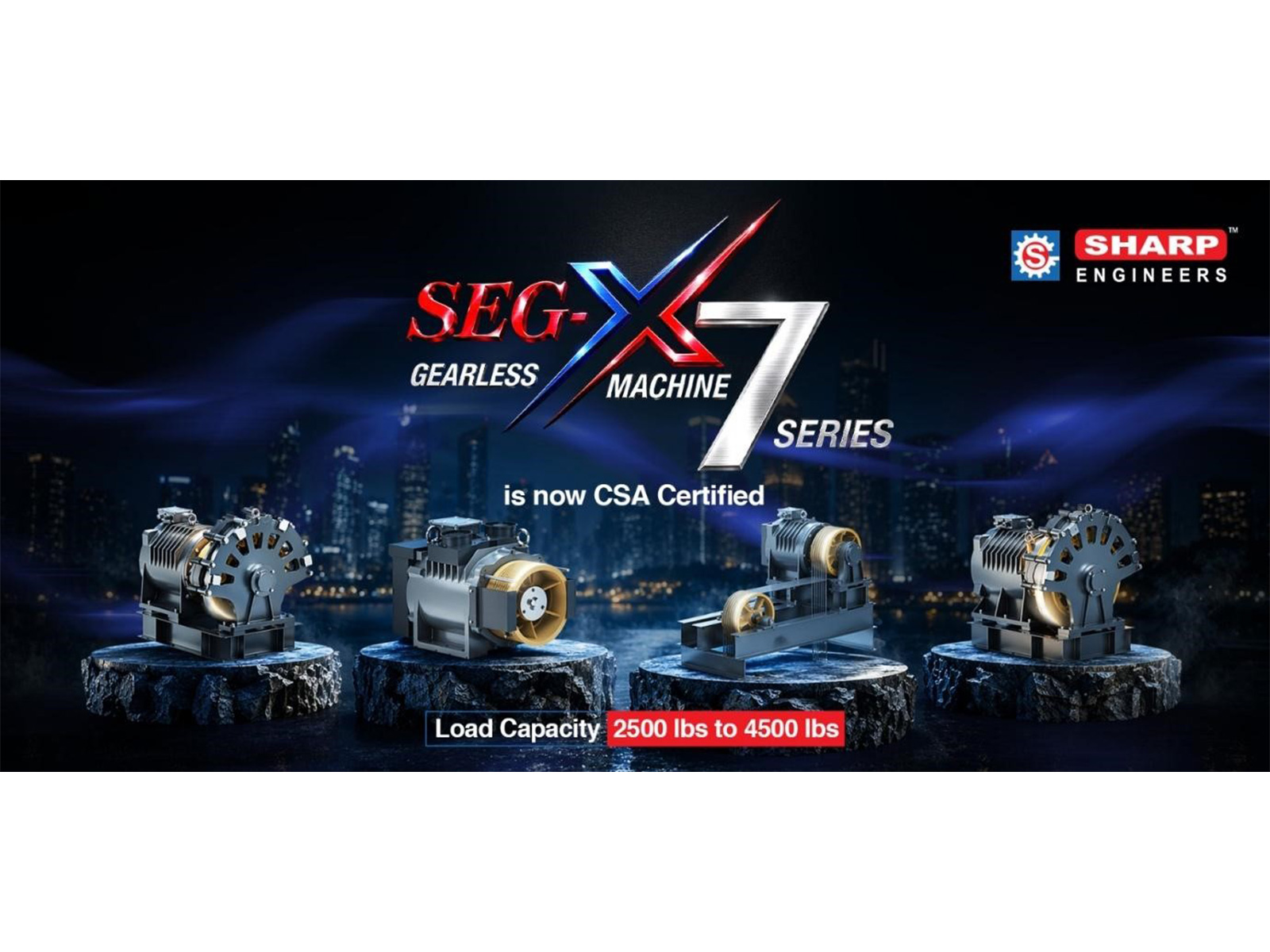 Sharp Engineers Elevates 'Make in India' with Nation's First CSA-Certified Gearless Lift Machine