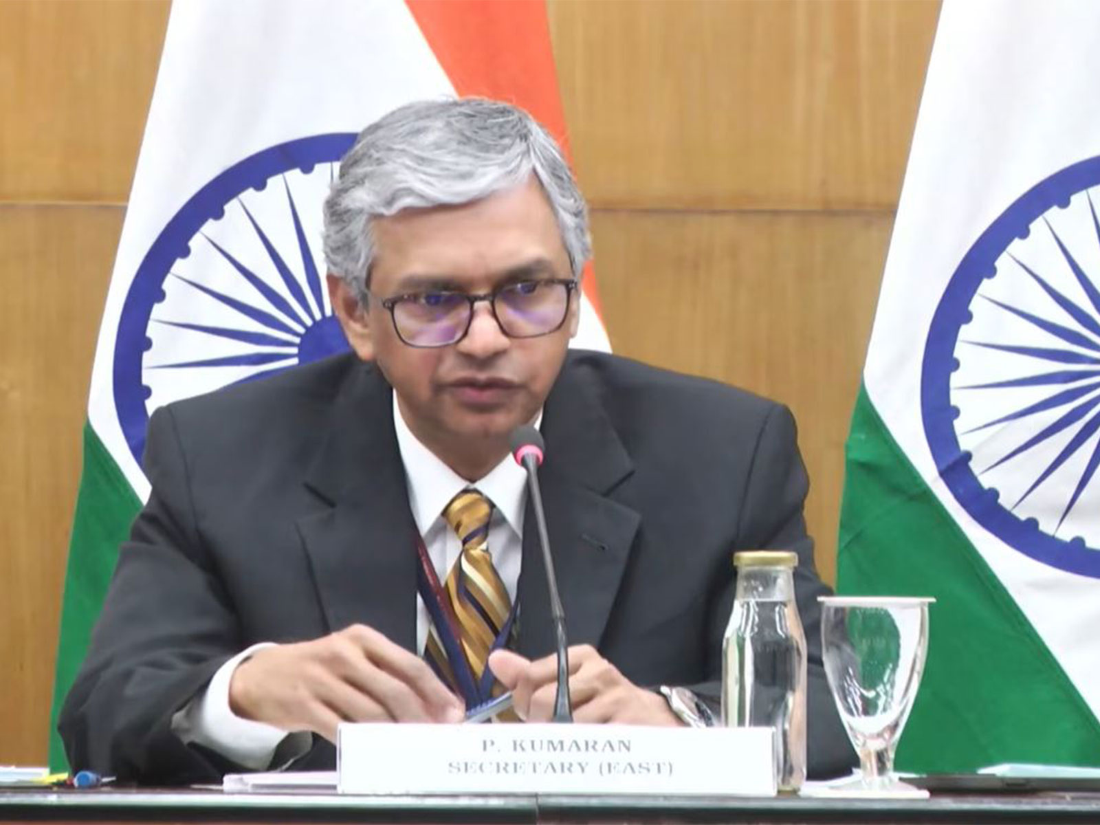 MEA Secretary (East) P Kumaran (Photo/ Youtube @MEAIndia)