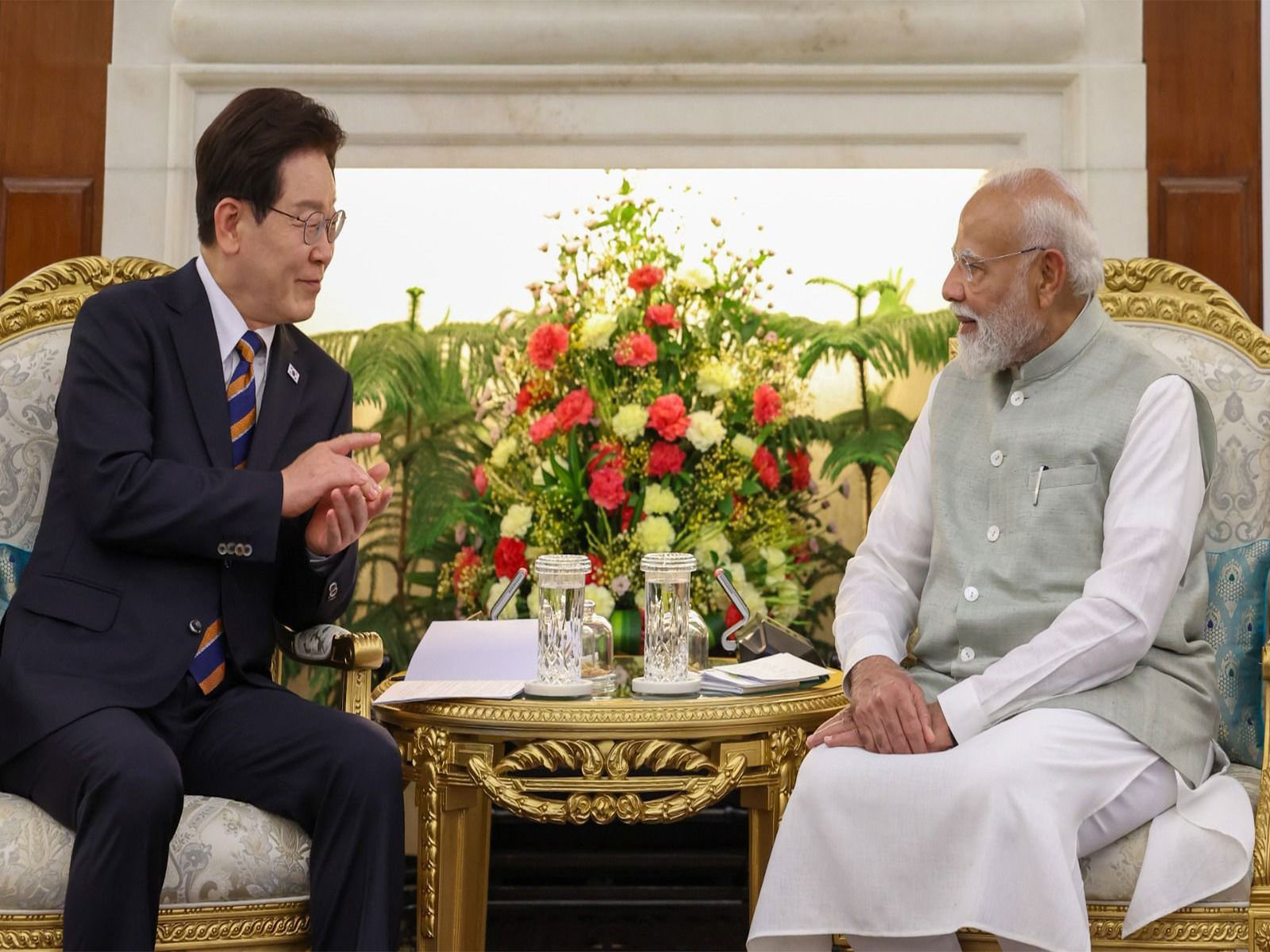 Prime Minister Narendra Modi and South Korean President Lee Jae-myung (Photo/X@narendramodi)