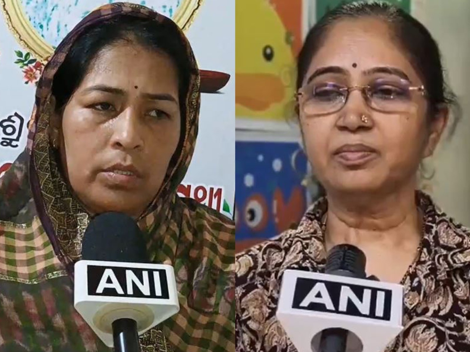 Widows of Pahalgam attack victims (Photo/ANI)