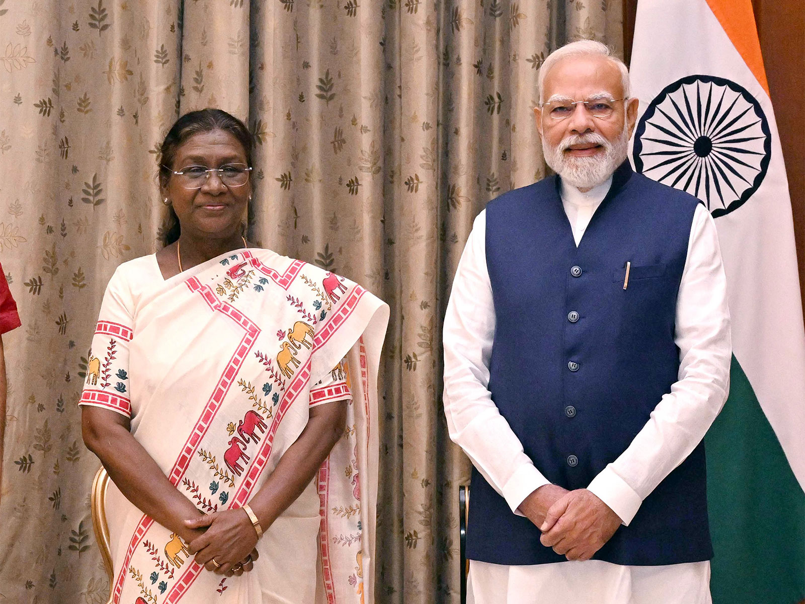  President Draupadi Murmu and Prime Minister Naredra Modi (File Photo/ANI)