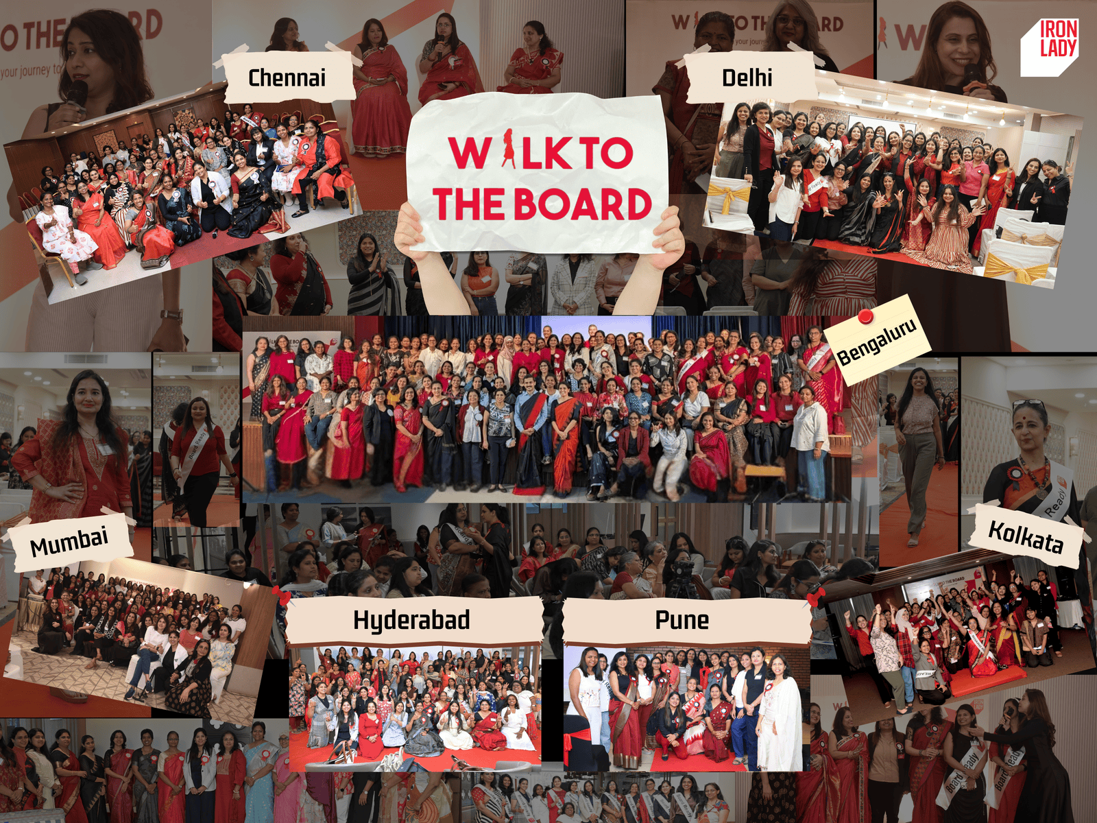 Iron Lady's Walk to the Board united inspiring women across cities to lead boldly 