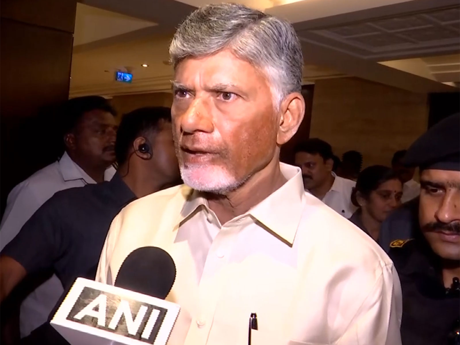 Andhra Pradesh Chief Minister Chandrababu Naidu (Photo/ANI)