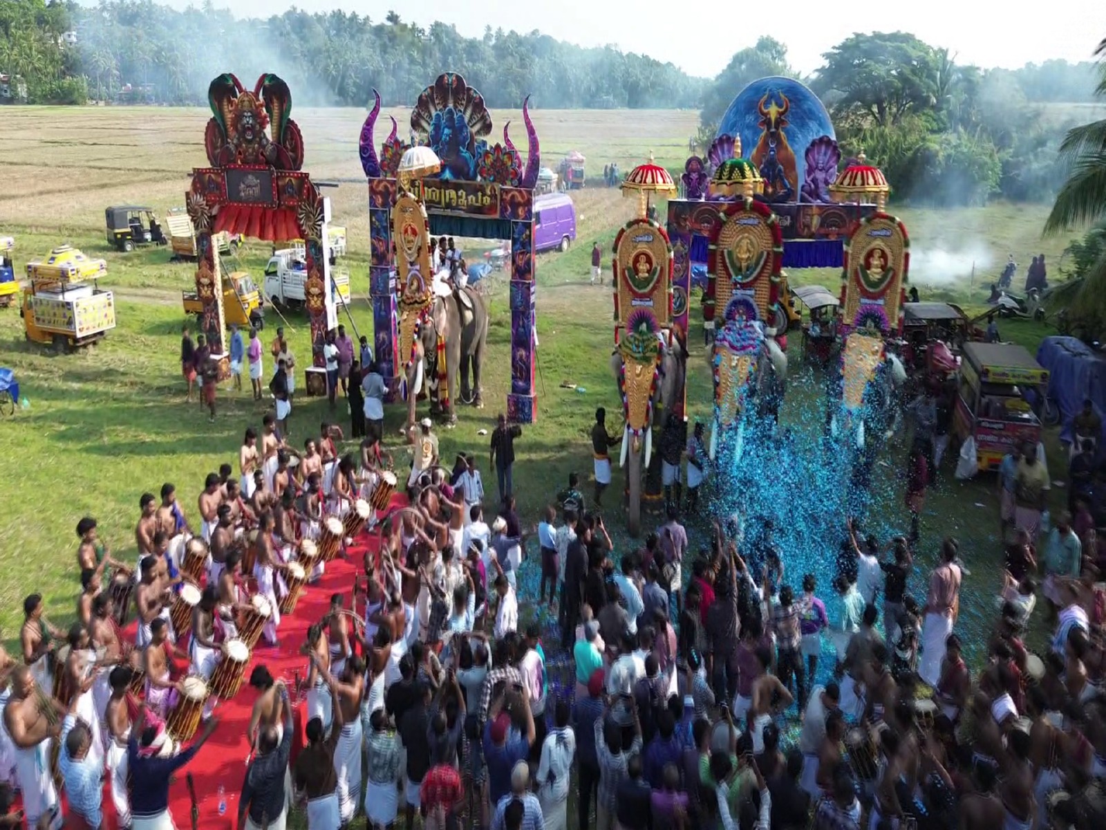 Spectacle of Thrissur Pooram to the serene backdrops of Munnar (Photo: ANI)