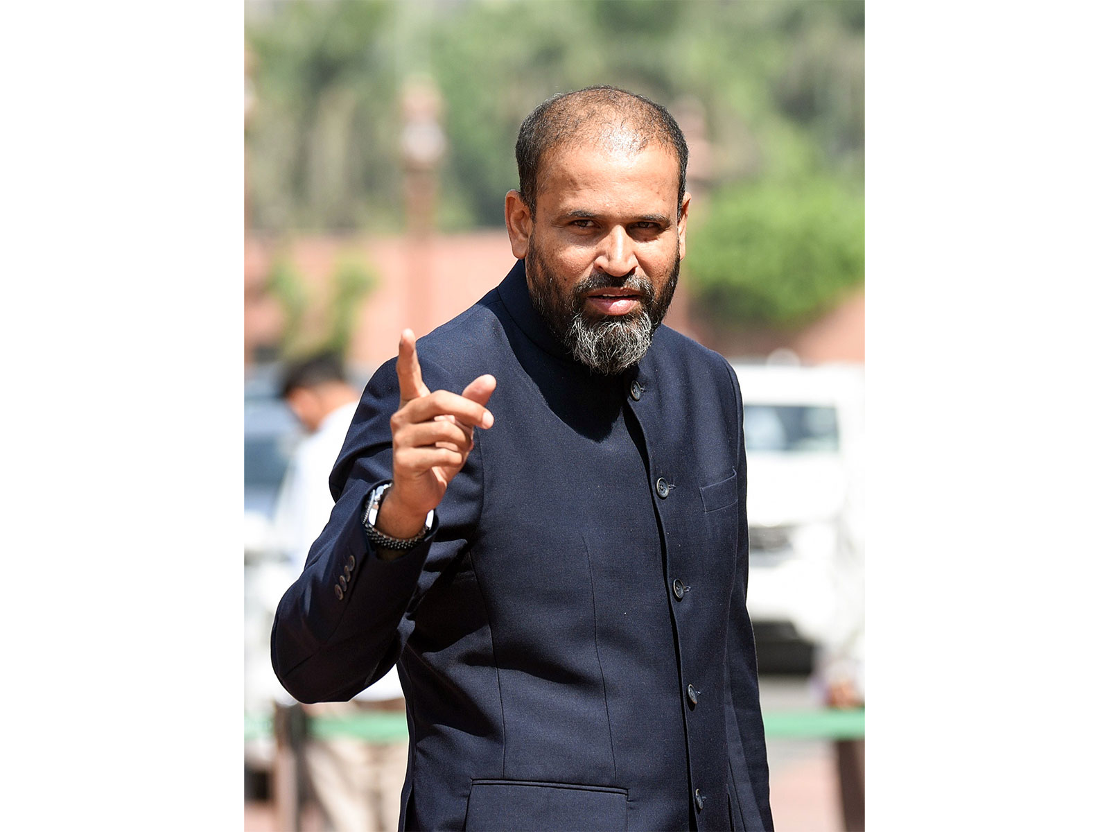 Former cricketer and TMC MP Yusuf Pathan (Photo/ANI)