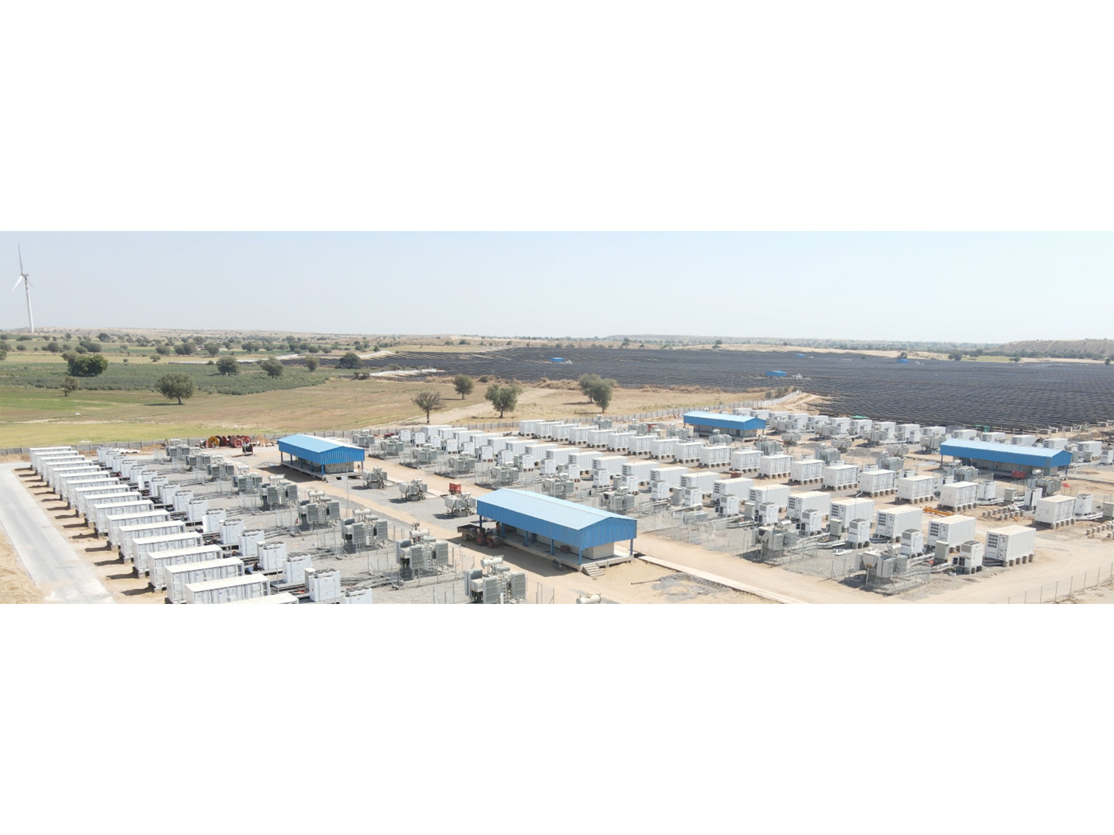 Juniper Green Energy's FDRE power plant in Fatehgarh, Barmer, Rajasthan