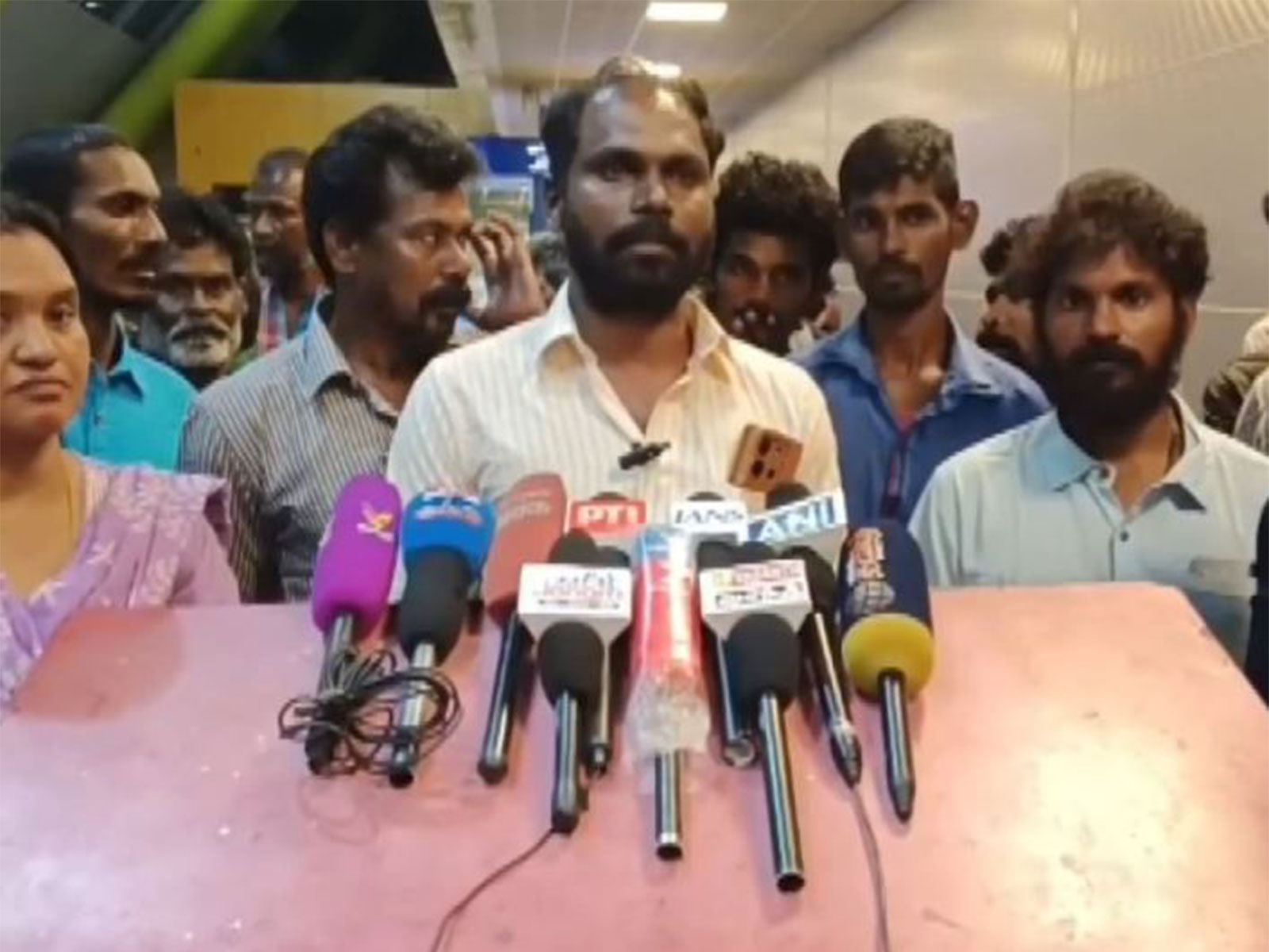 Fishermen from Thangachimadam, Sebastian (Photo/ANI)