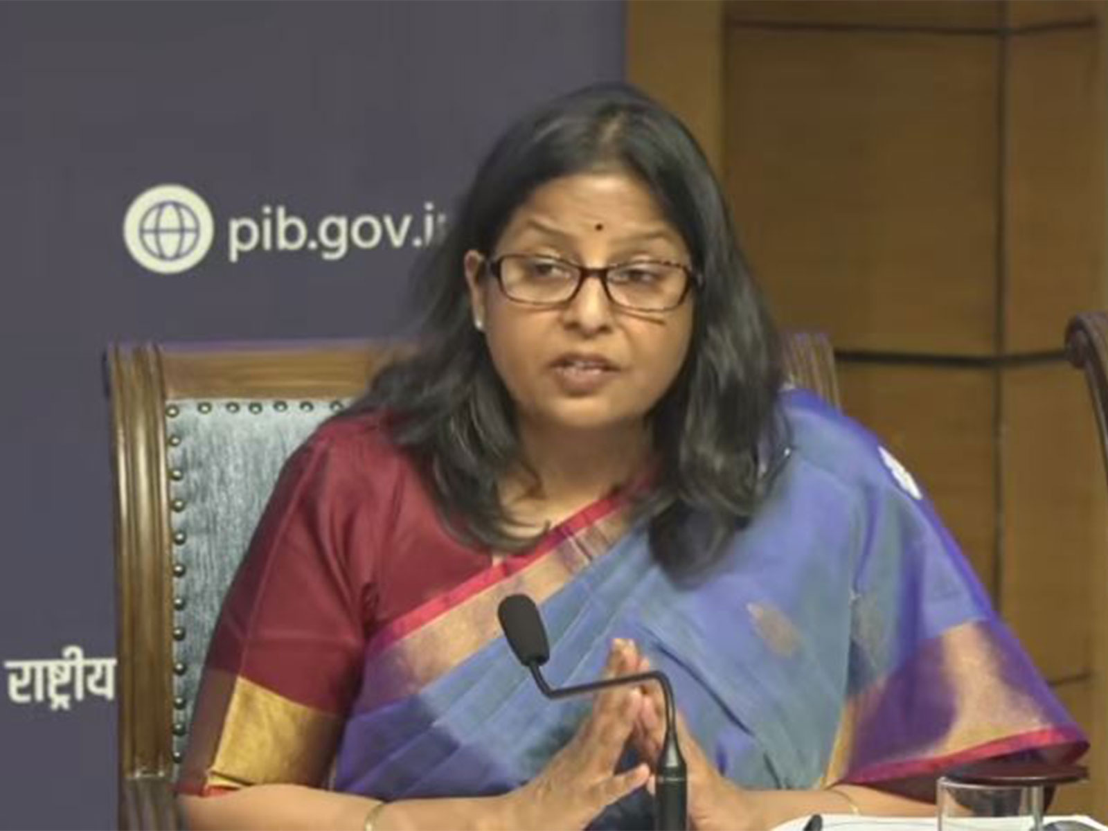 Sujata Sharma, Joint Secretary (Marketing & Oil Refinery), Ministry of Petroleum and Natural Gas (Photo/PIB@YouTube)
