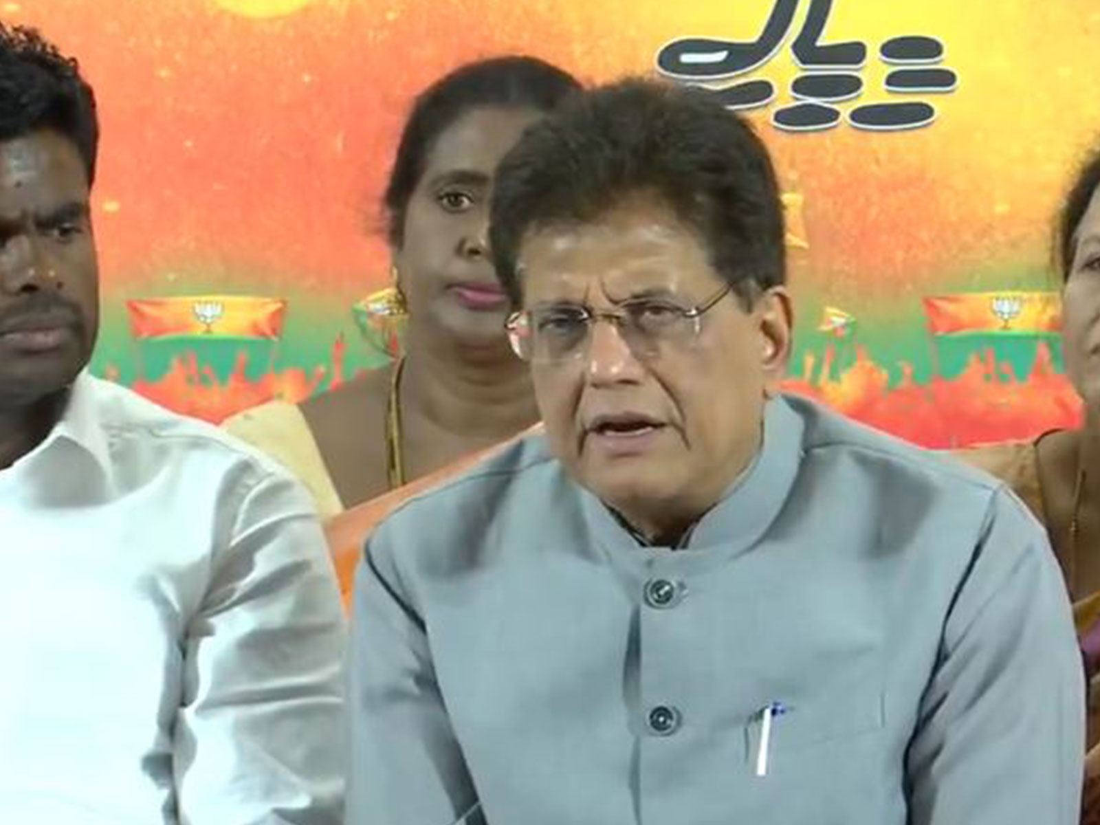 BJP's TN election incharge and Union Minister Piyush Goyal (Photo/ANI)