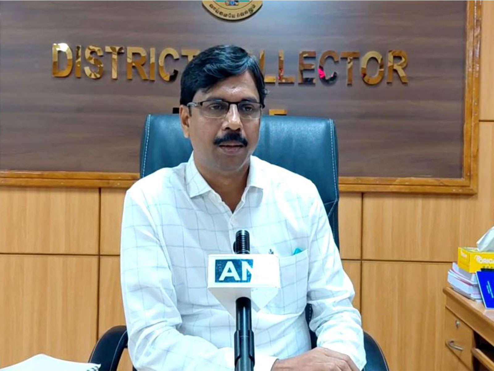 Erode District Collector S Kandasamy (Photo/ANI)