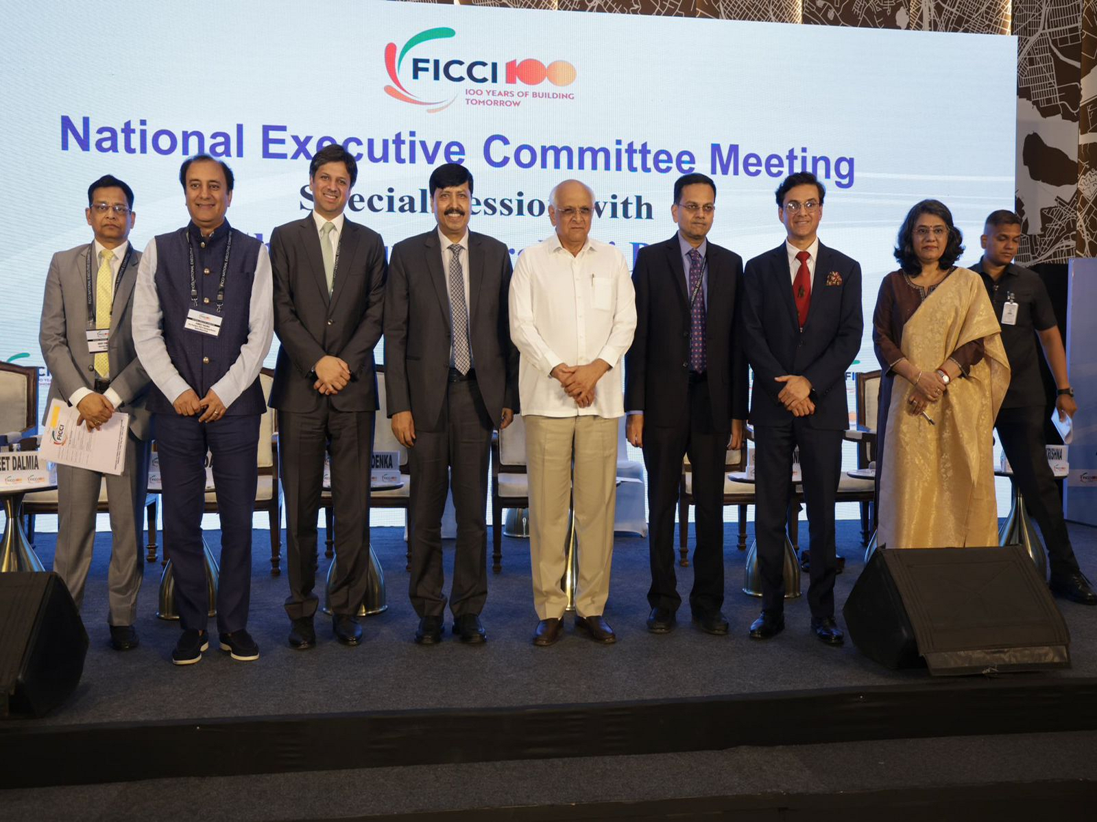 Gujarat CM Bhupendrabhai Patel addresses FICCI's National Executive Committee Meeting (Photo/FICCI)