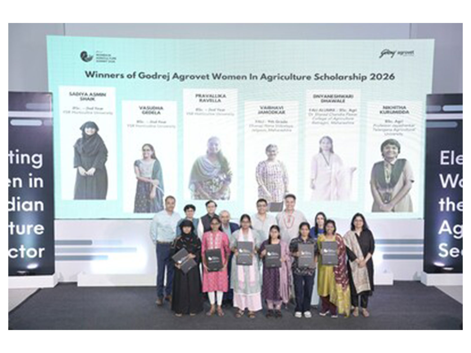 Felicitation of the Scholarship Recipients