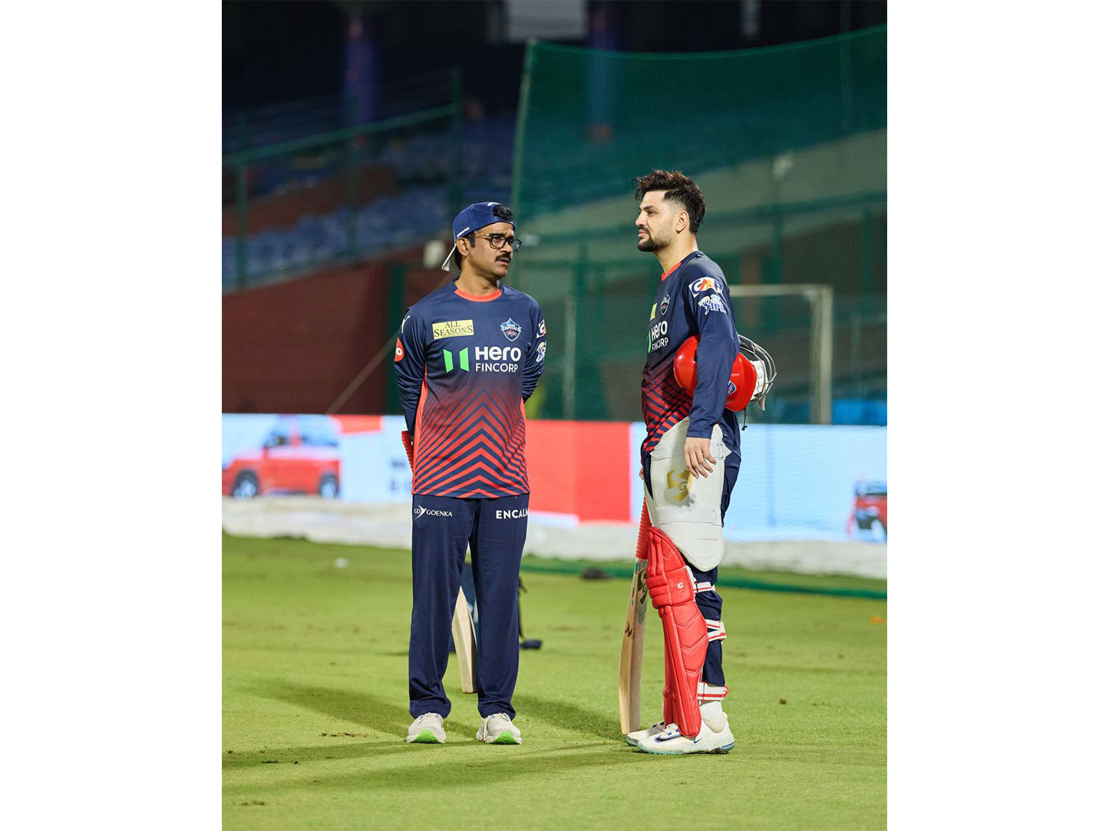 Venugopal Rao (L) and Sameer Rizvi (R). (Photo: Delhi Capitals)