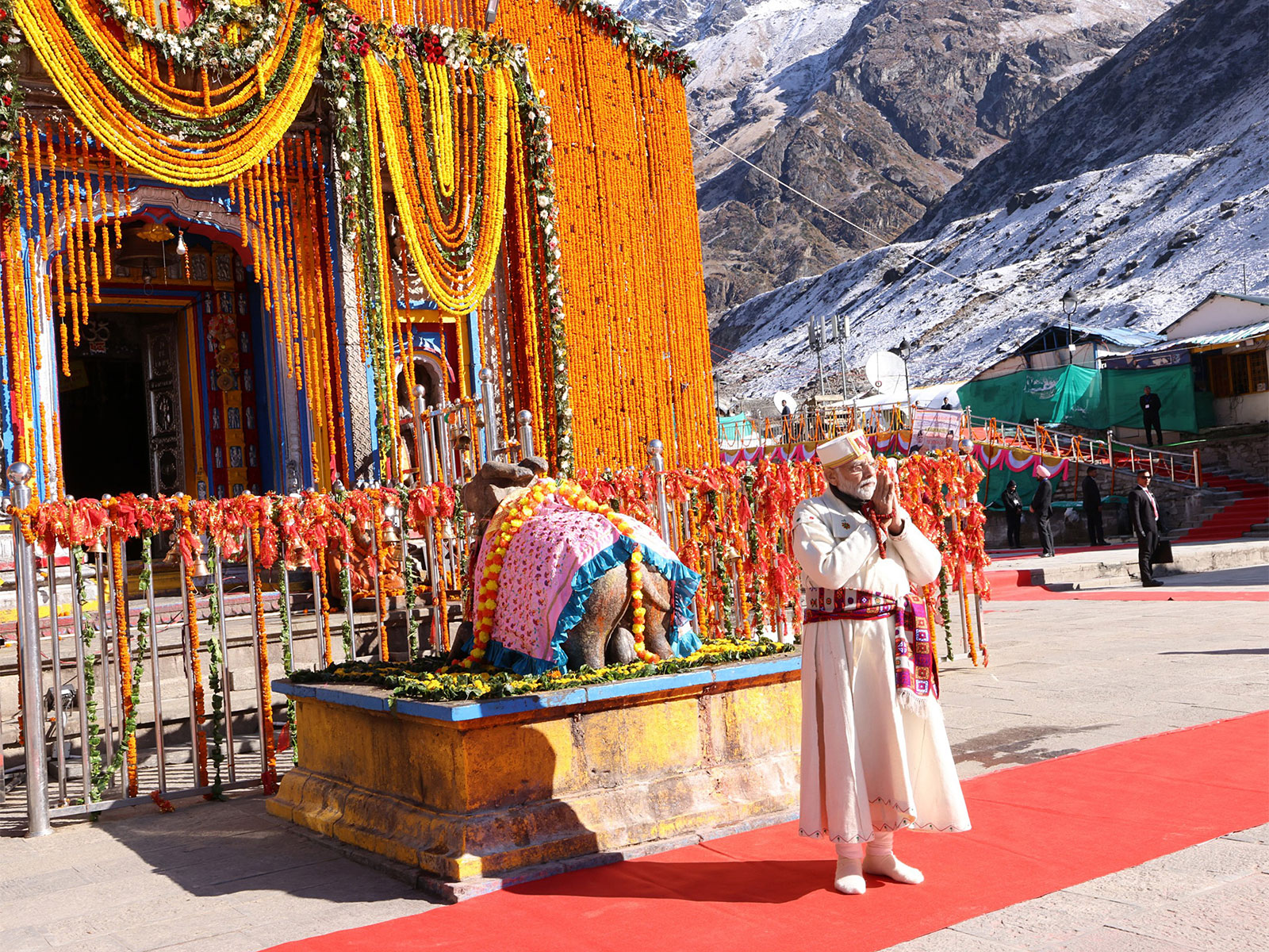 PM Narendra Modi at the Kedarnath Temple (File Photo/ANI)