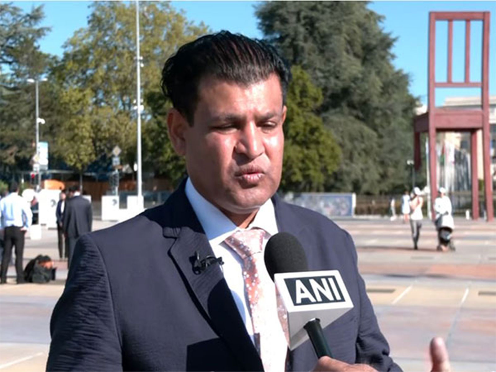 President of Baloch Voice Association and Baloch representative at UNHRC, Munir Mengal (Photo/ANI)