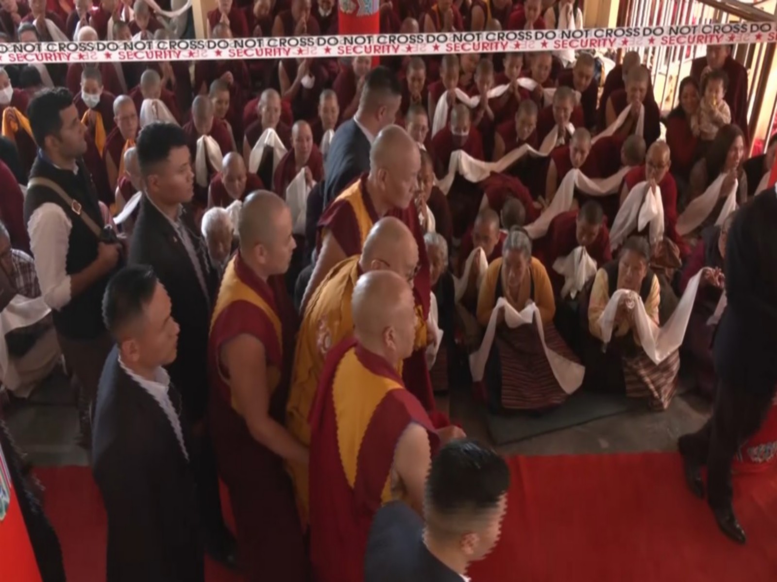 Visual from the Main Tibetan Temple in Dharamshala (Photo/ANI)