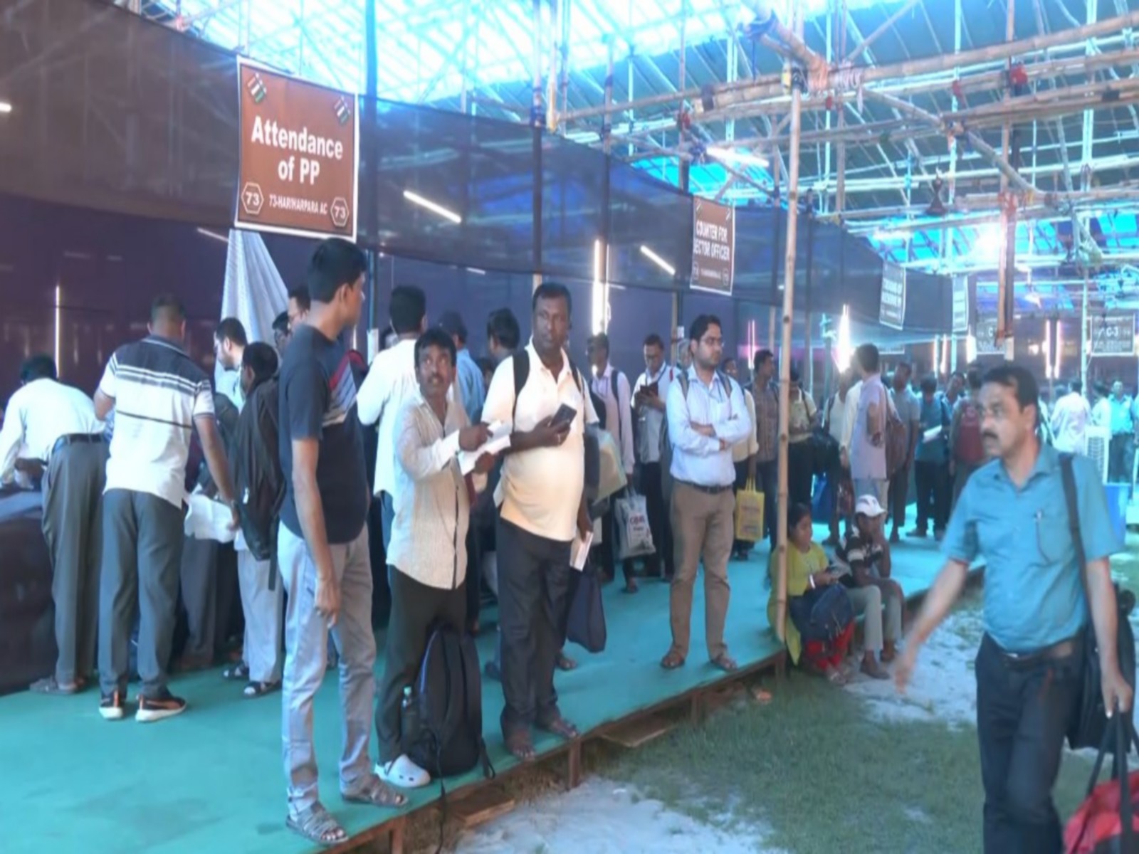 Preparations underway at Berhampore (Photo/ANI)