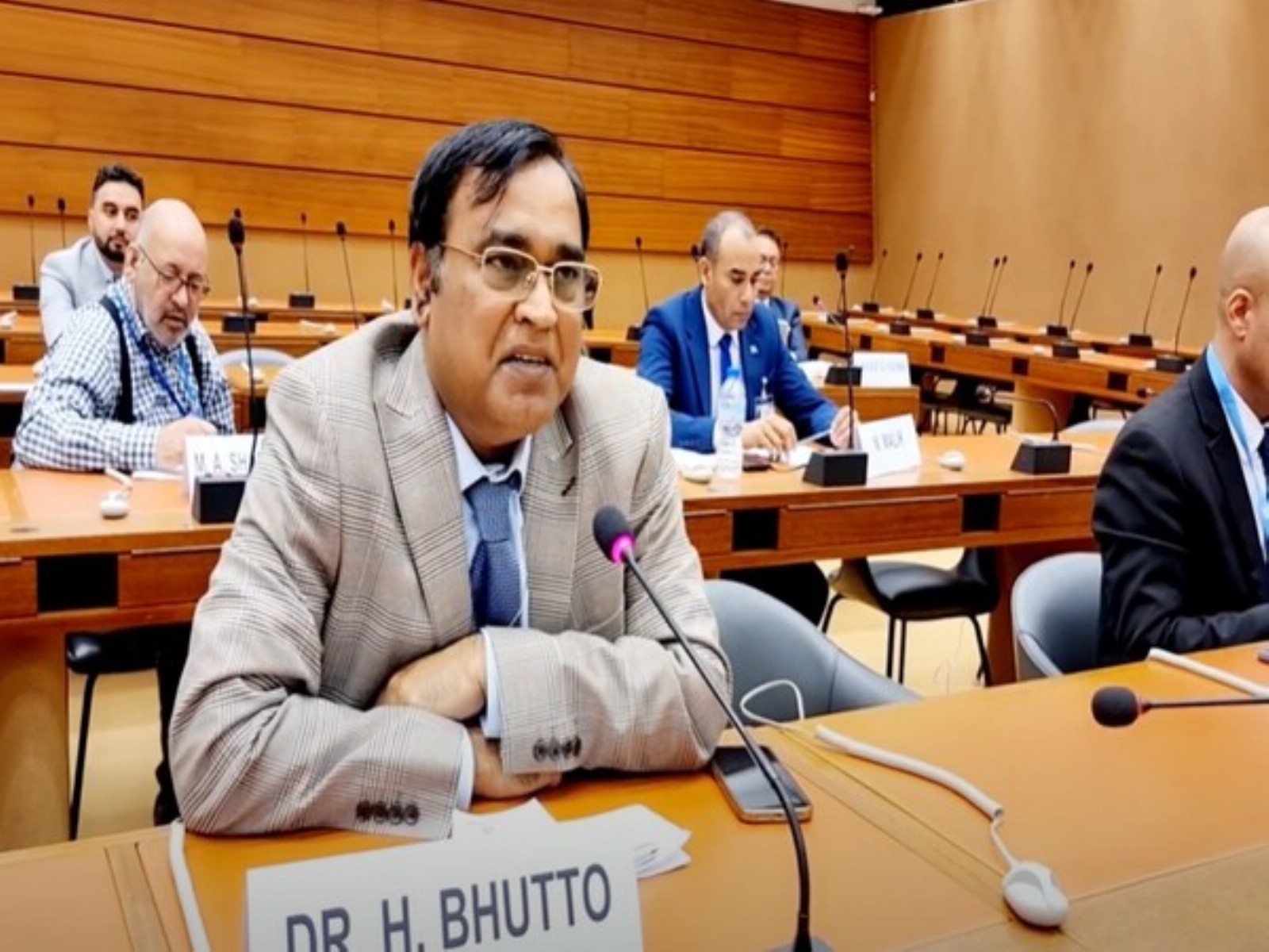 Hidayat Bhutto, UK and Europe Organiser of the World Sindhi Congress (Photo/ANI)