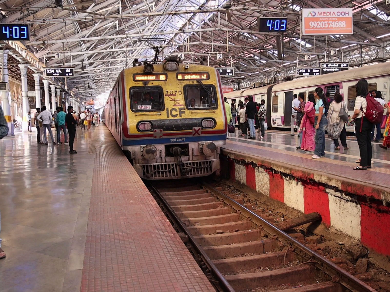 Chhatrapati Shivaji Maharaj Terminus (Photo/ANI)